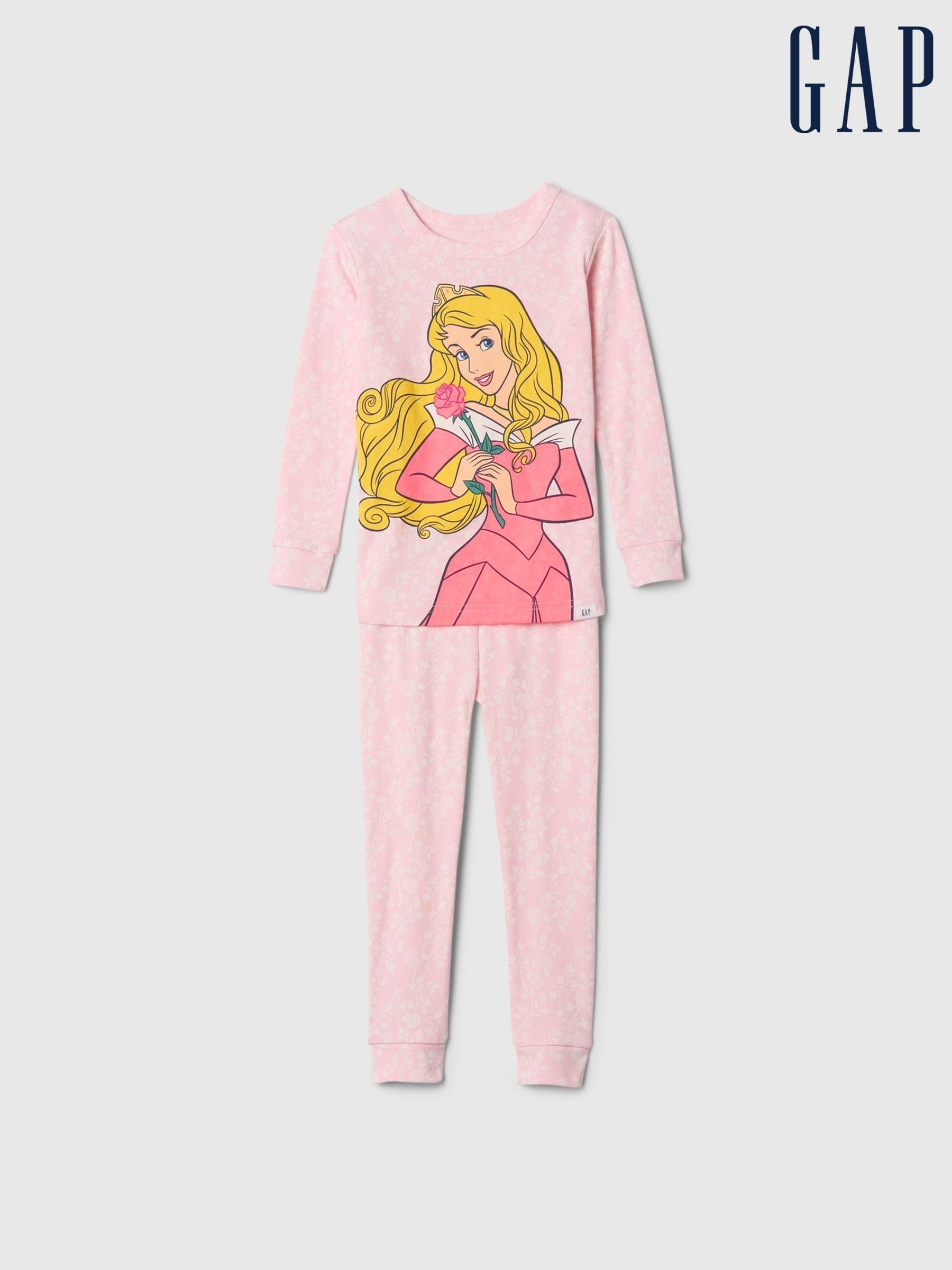 Pink Aurora Disney Princess Brushed Cotton Pyjamas (12mths-5yrs) (AV8500) | £25