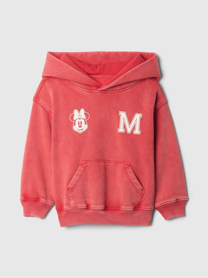 Red Minnie Mouse Disney Vintage Hoodie (6mths-5yrs) (AV8514) | £30