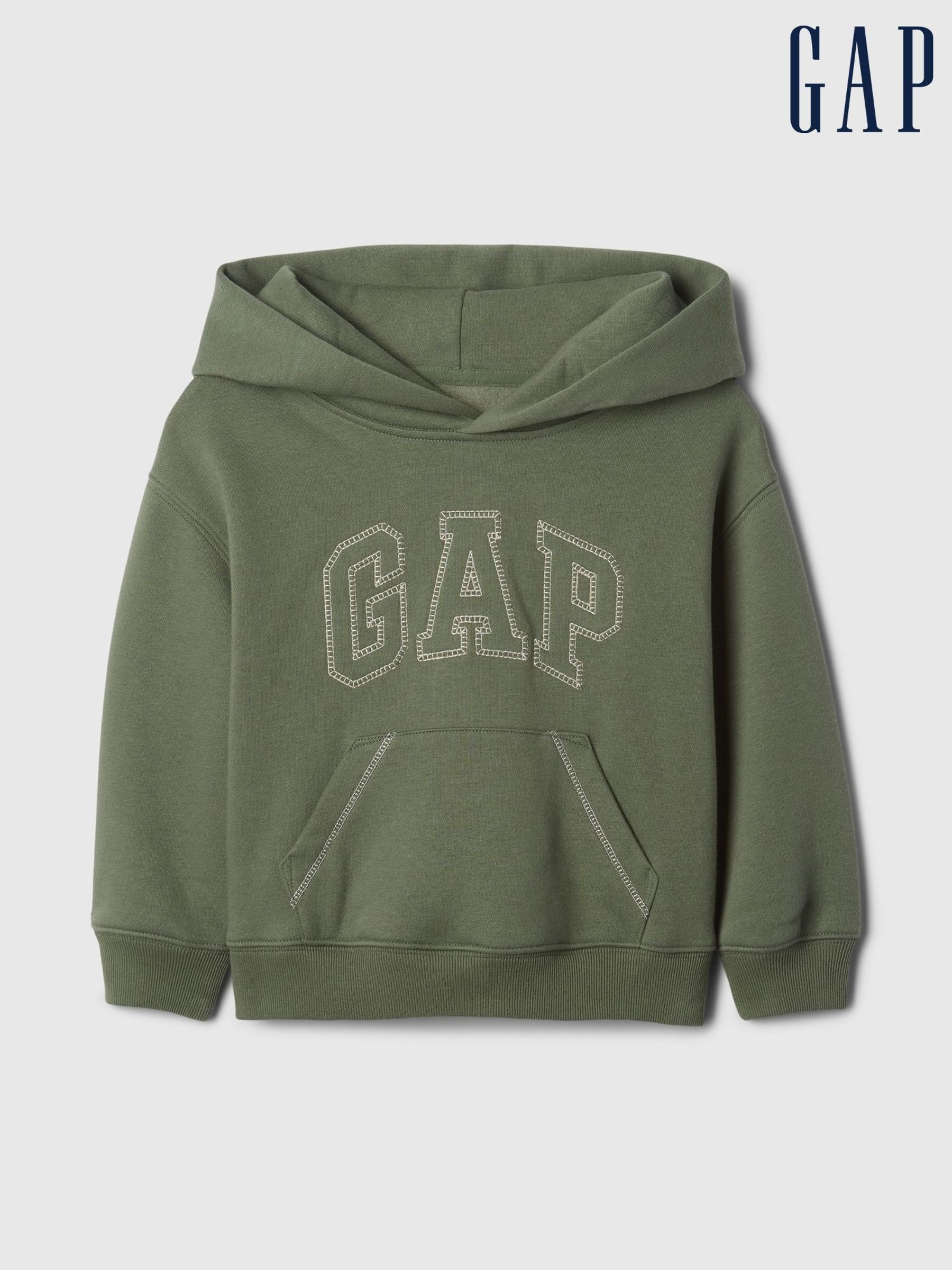 Green Vintage Soft Logo Hoodie (6mths-5yrs) (AV8516) | £20
