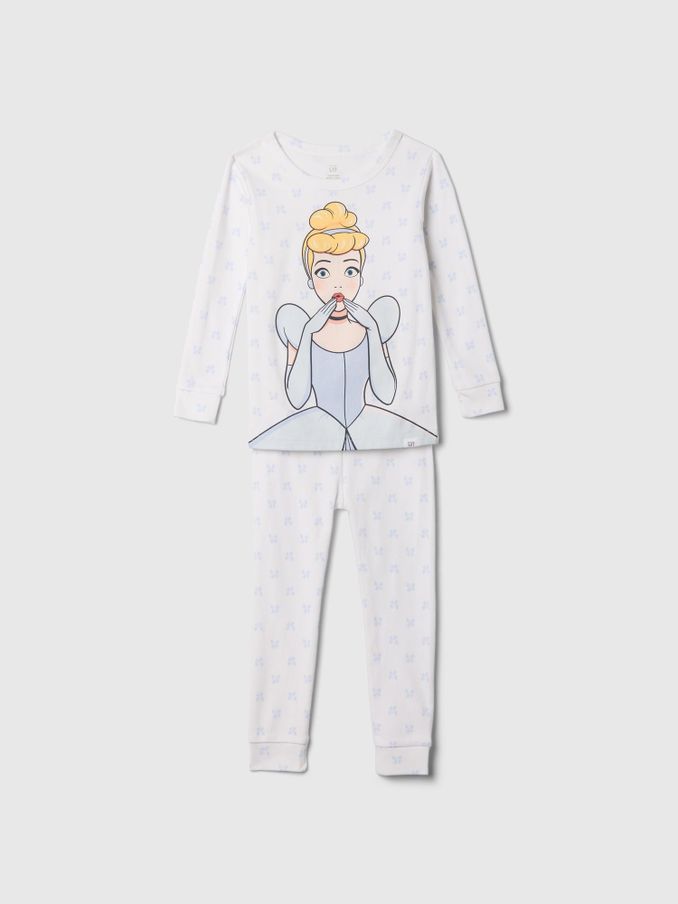 White Cinderella Disney Princess Brushed Cotton Pyjamas (12mths-5yrs) (AV8517) | £25