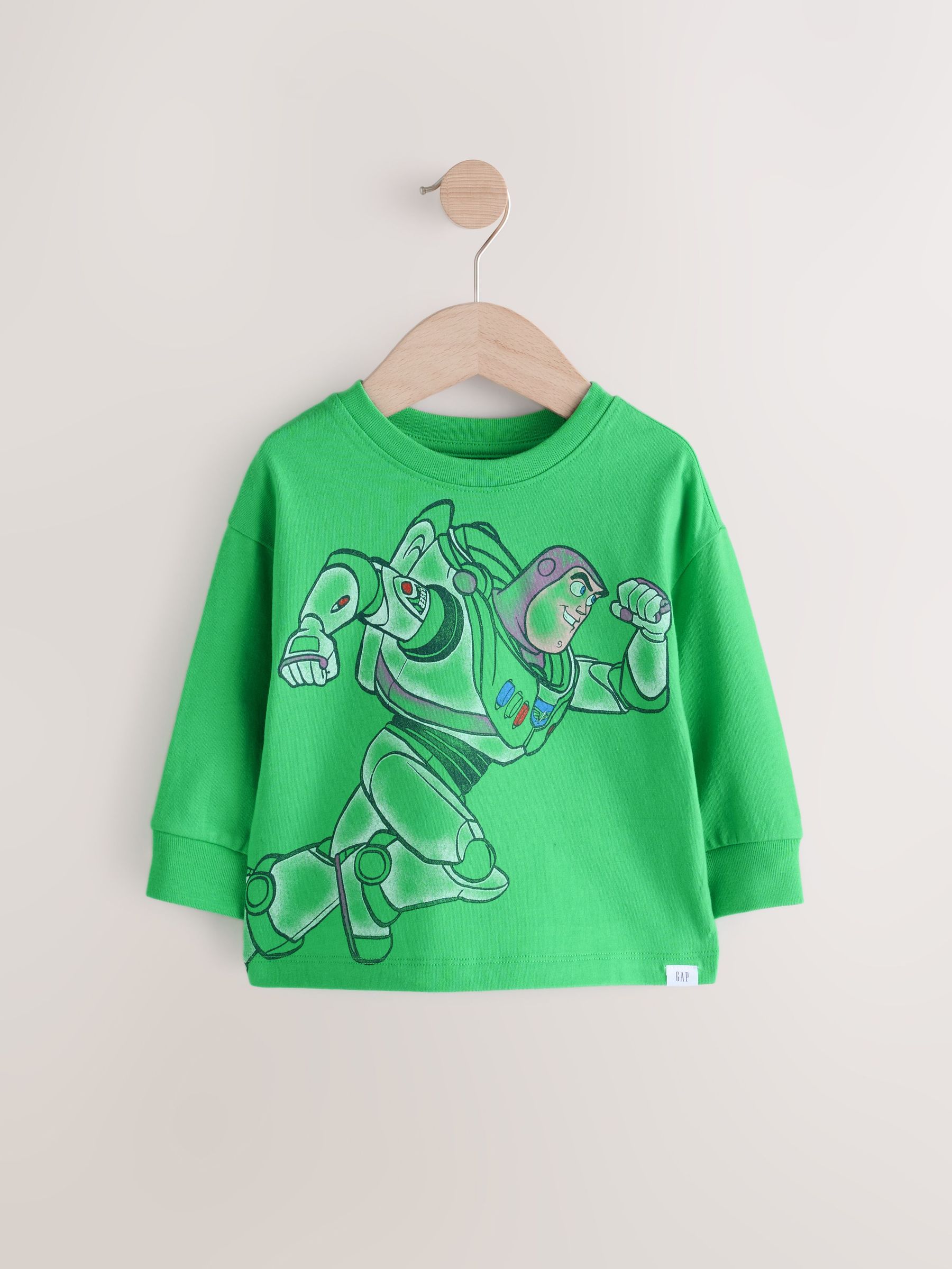 Green Buzz Lightyear Disney Toy Story Graphic T-Shirt (6mths-5yrs) (AV8528) | £14