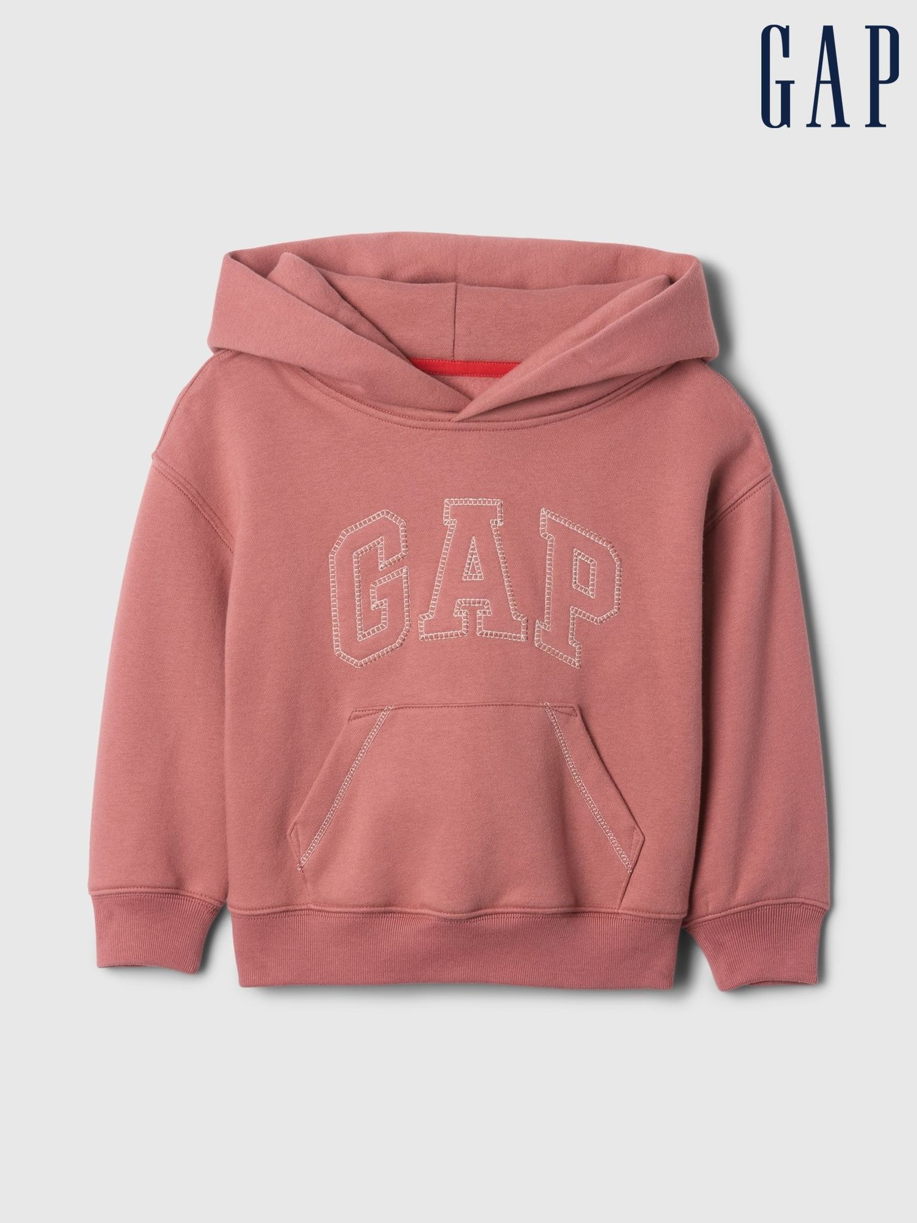 Pink Vintage Soft Logo Hoodie (6mths-5yrs) (AV8537) | £20