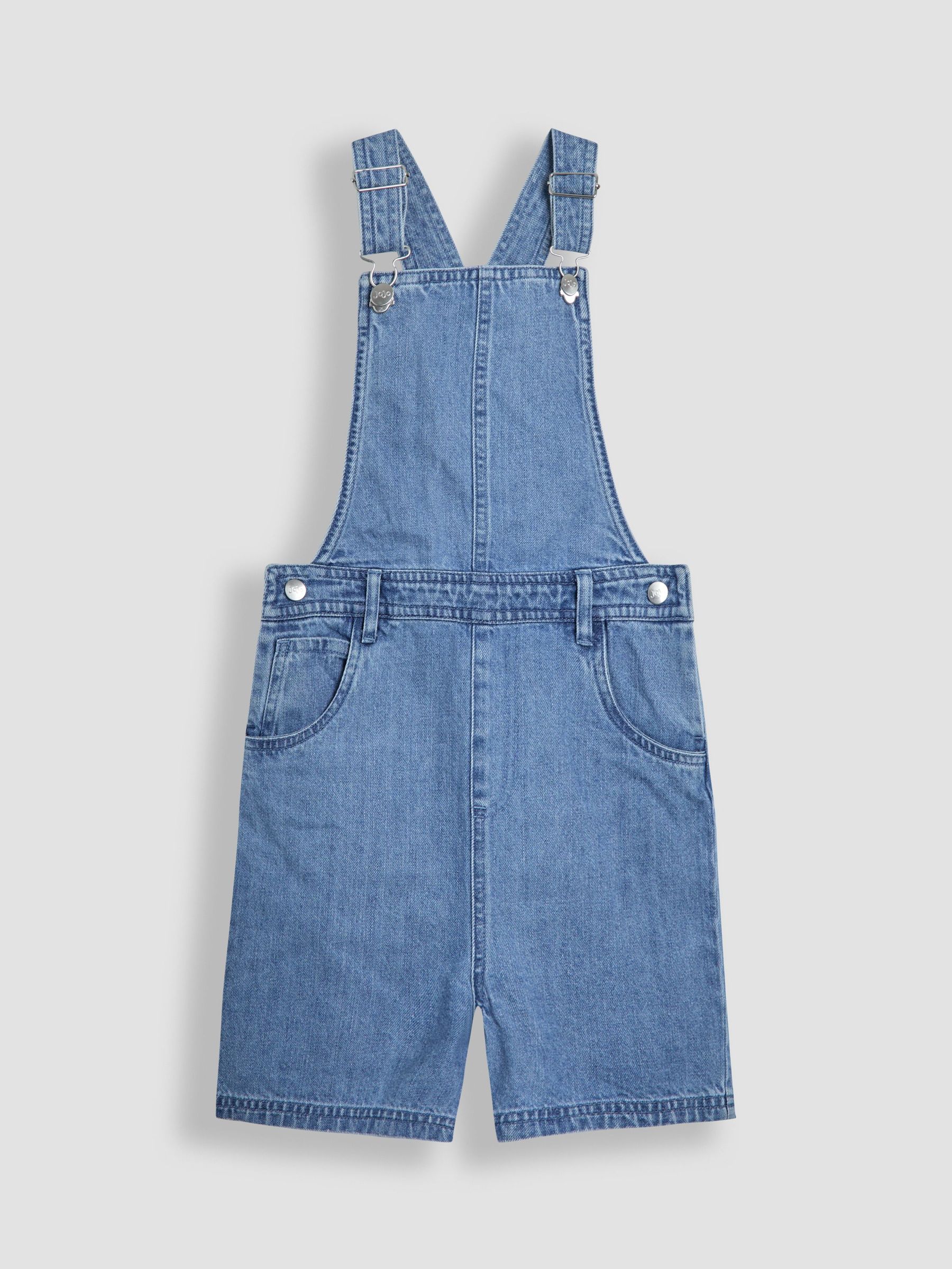Denim Blue Denim Short Dungarees (AW0132) | £26 - £27