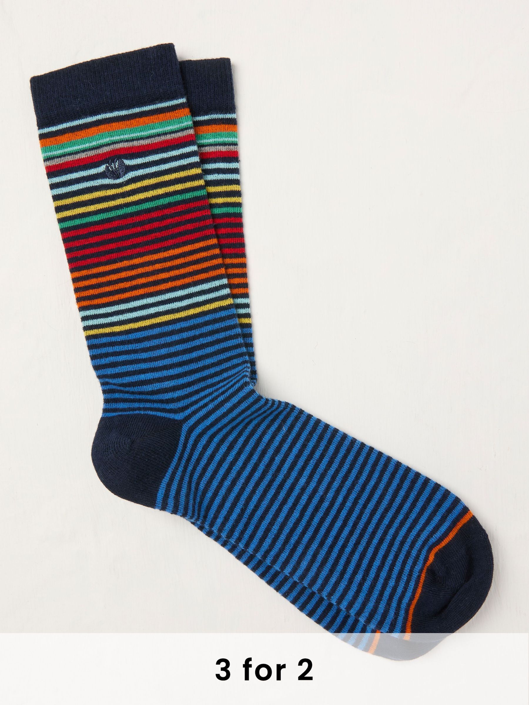 Blue Stripe Sock (AW0273) | £7.50