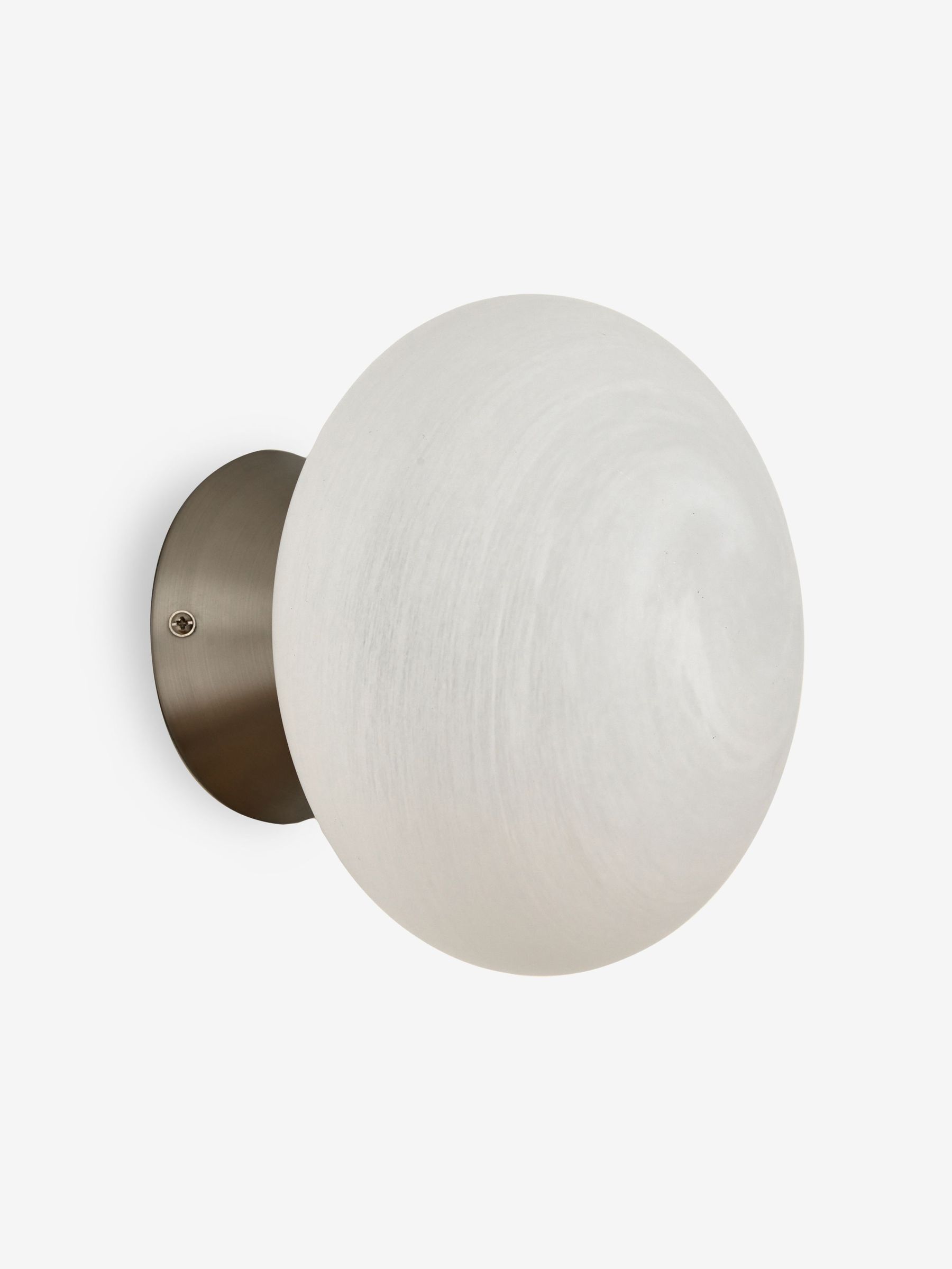 Caleb Wall Light in Silver/Frosted (AW2690) | £75