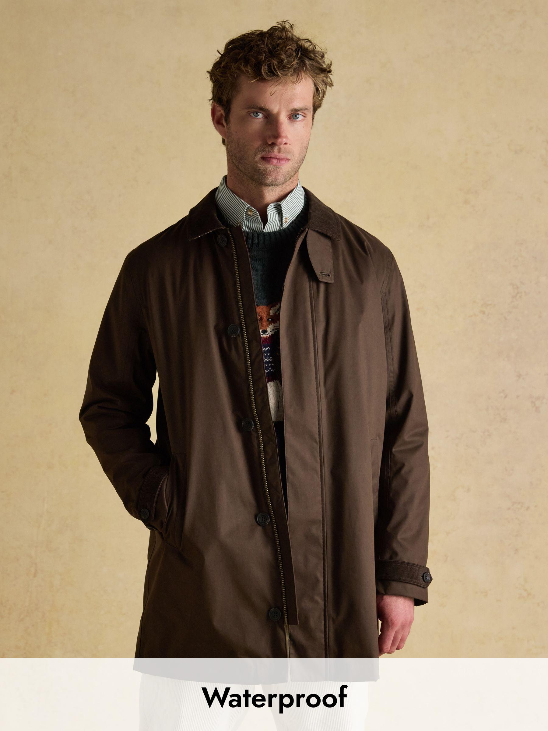 Sandford Brown Waterproof Raincoat (AW3698) | £129