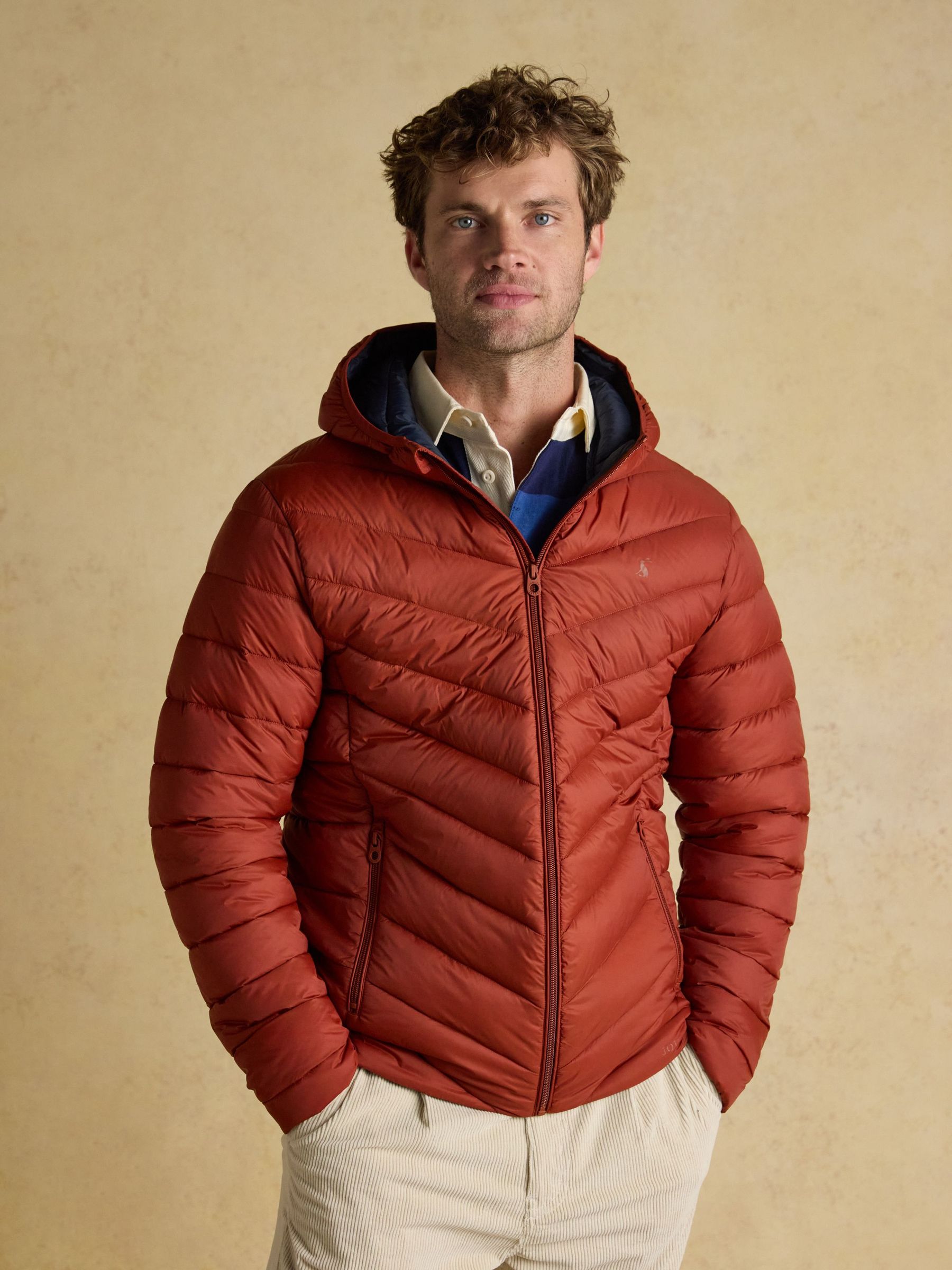 Garrett Orange Showerproof Padded Jacket