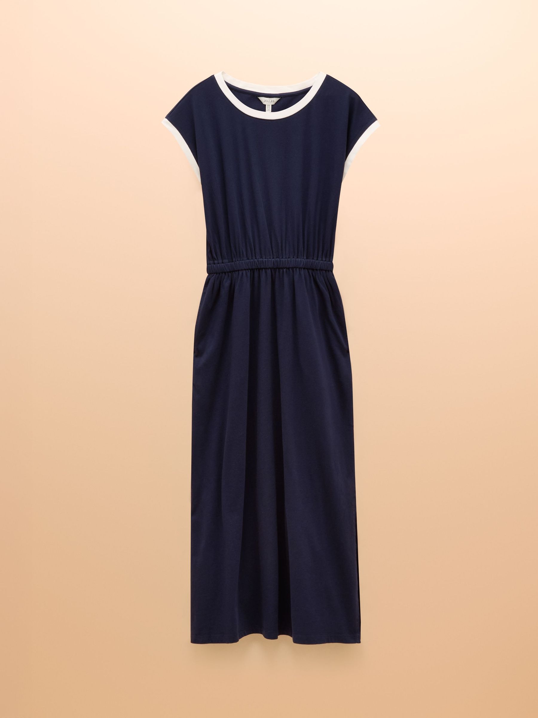 Adeena Navy Jersey Maxi Dress