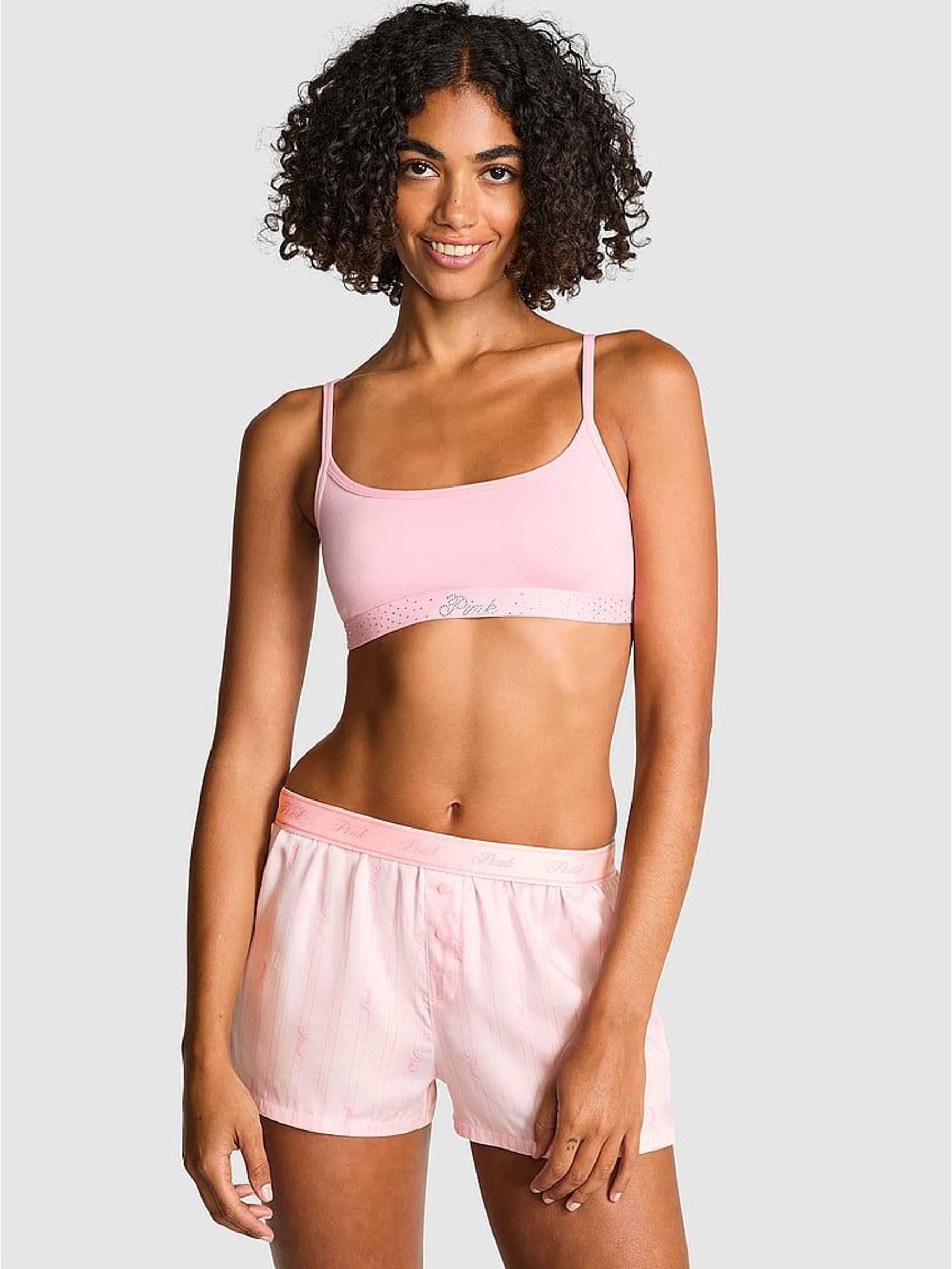 Angel Pink Short Pyjama Bottoms (AW6294) | £25