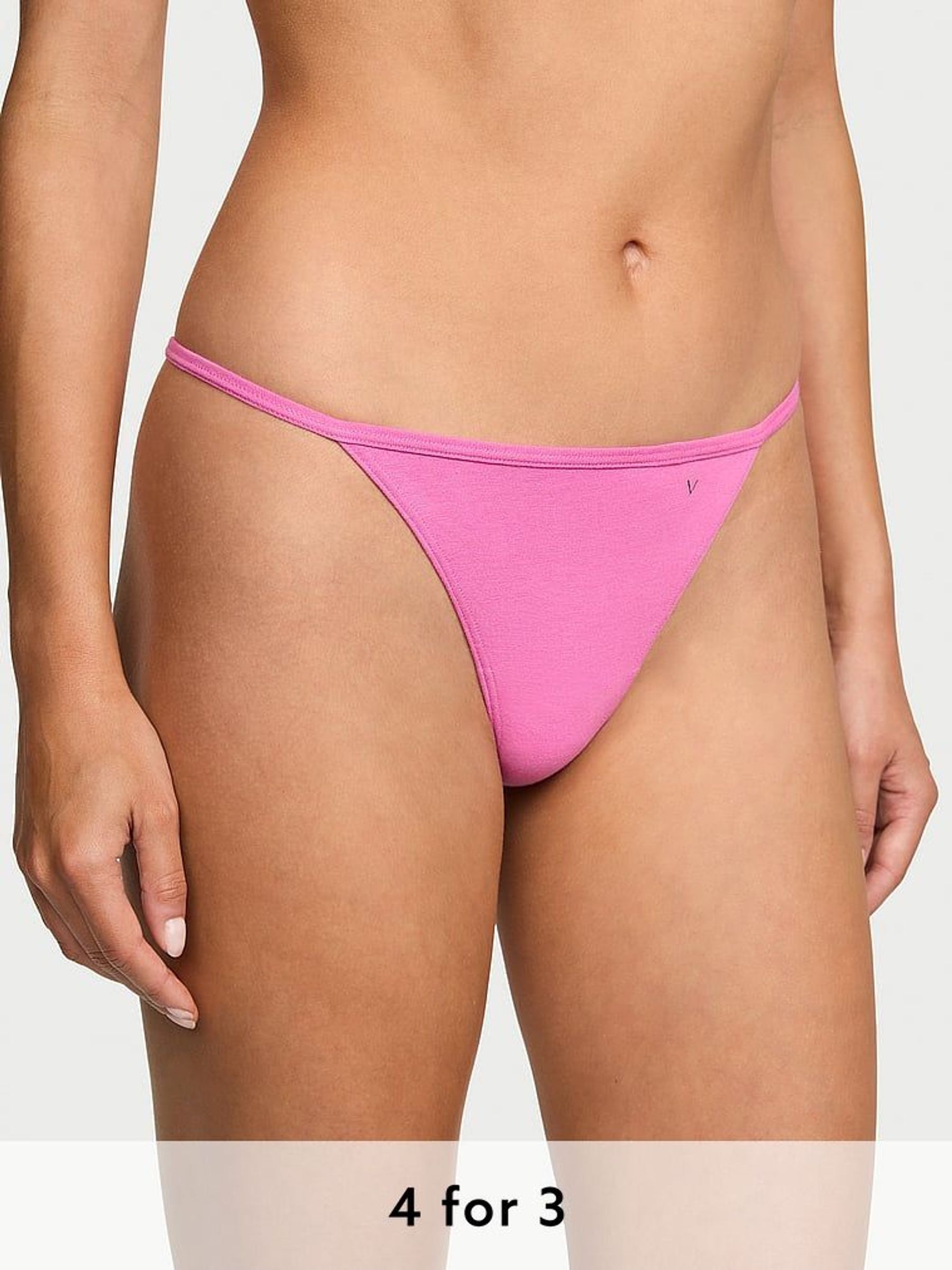 New Peony Pink G String Knickers (AW6306) | £9