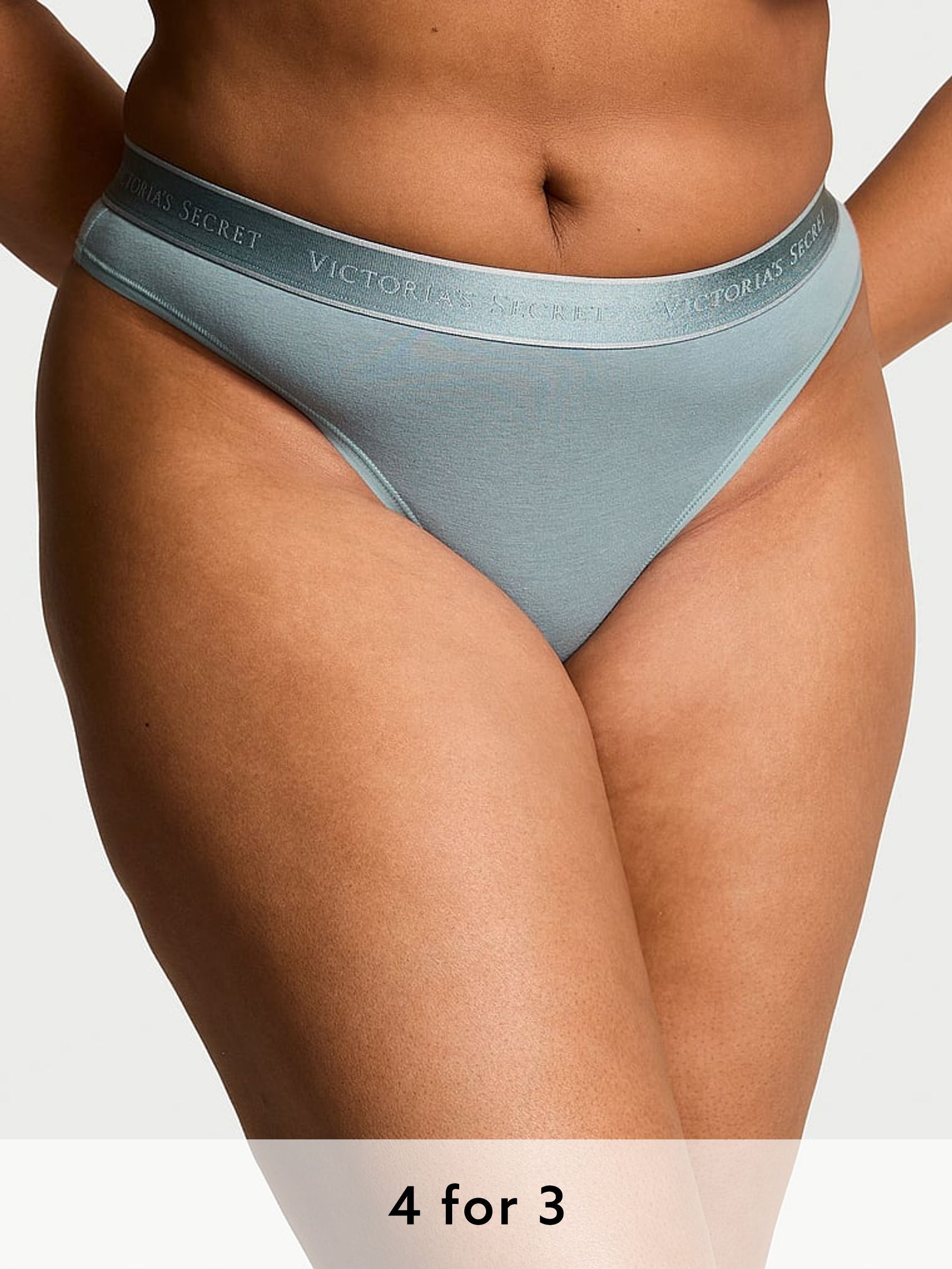 Jupiter Blue Thong Knickers (AW6347) | £9