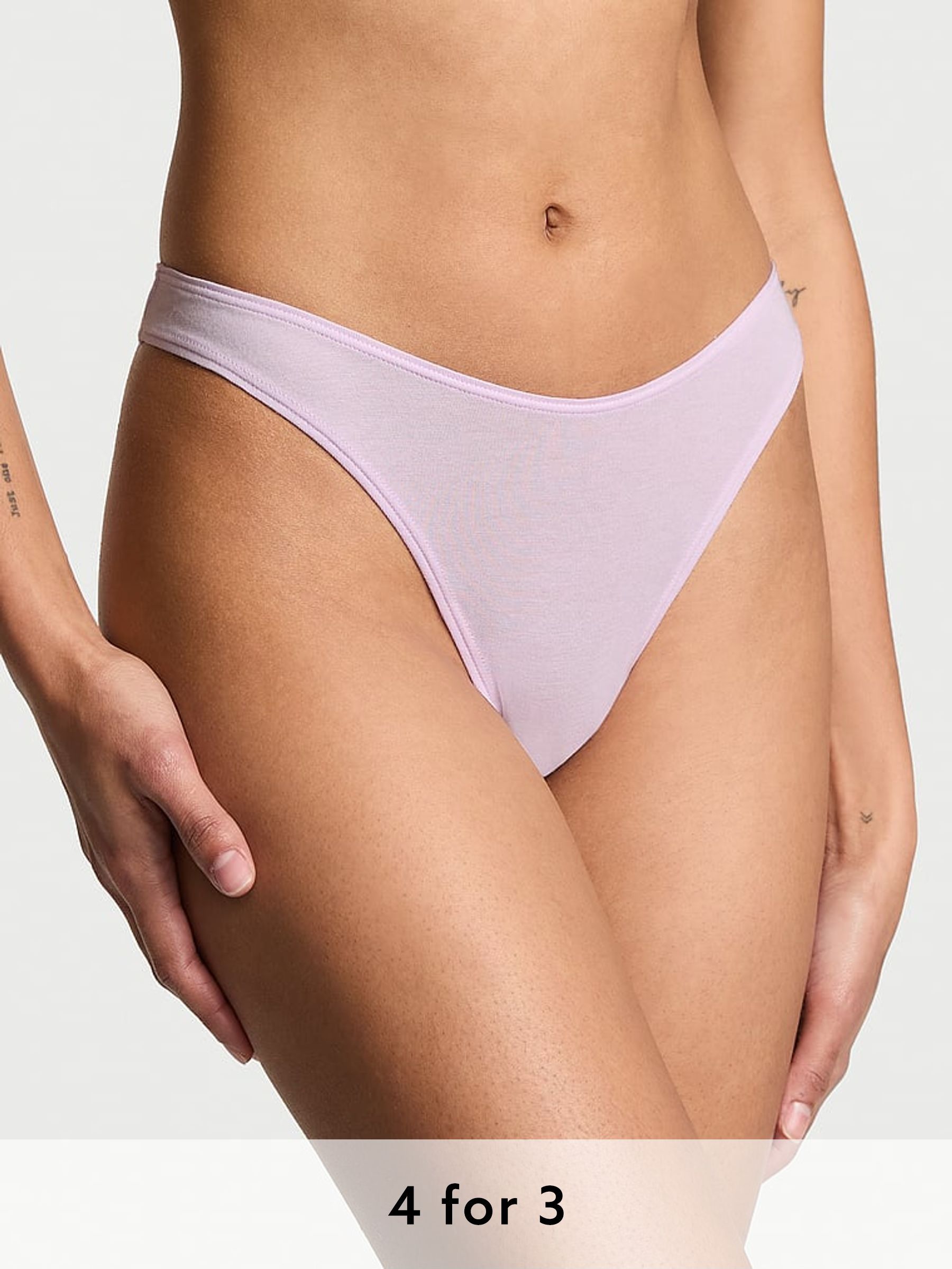 Delicate Violet Purple Thong Knickers (AW6348) | £9