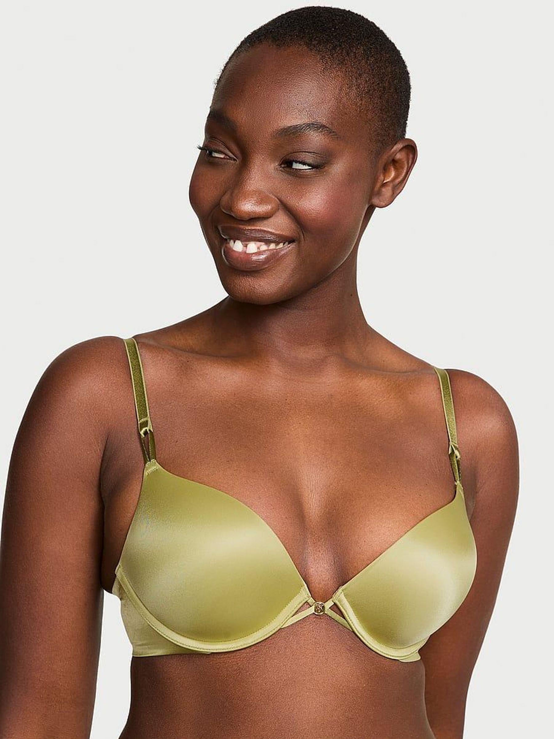 Moss Green Add 2 Cups Push Up Bombshell Bra (AW6355) | £45
