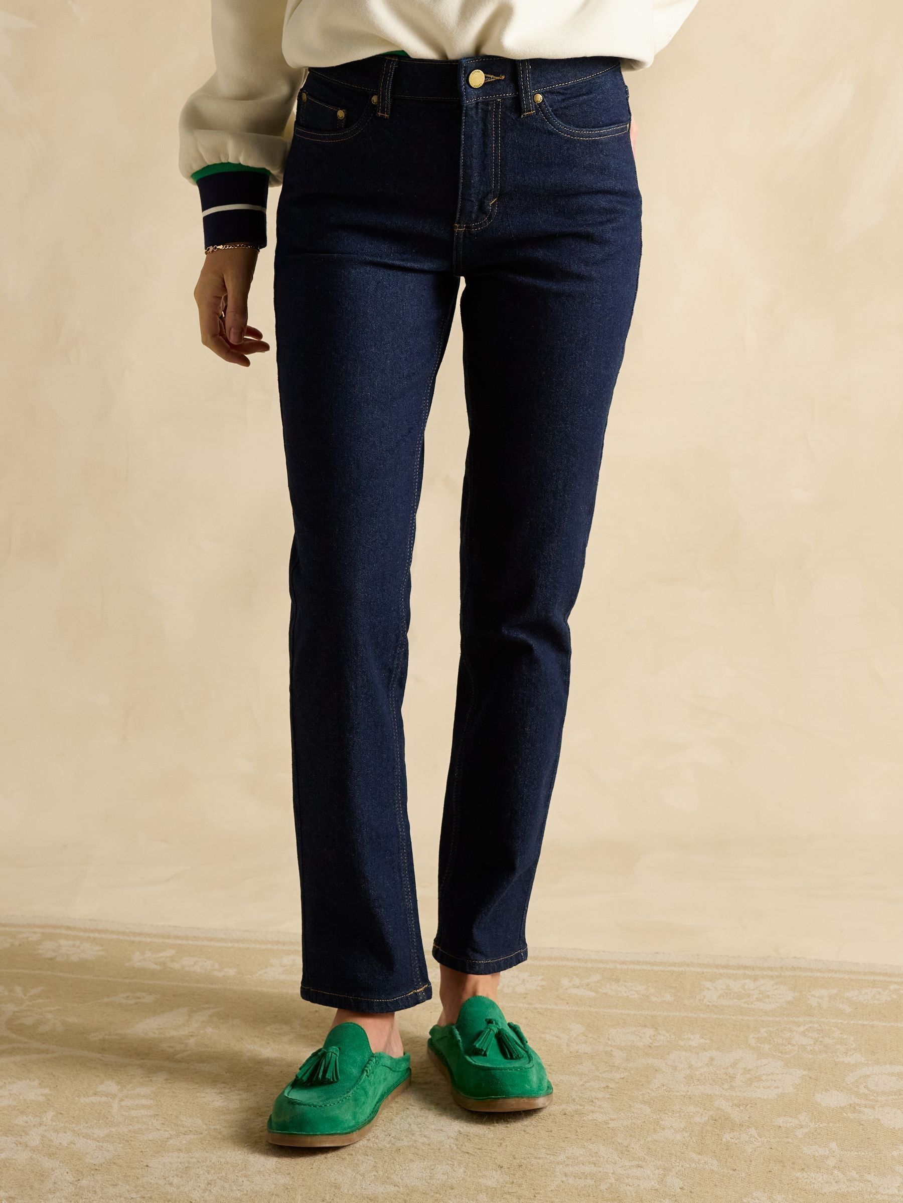 Denim Straight Fit Jeans (AW7897) | £59