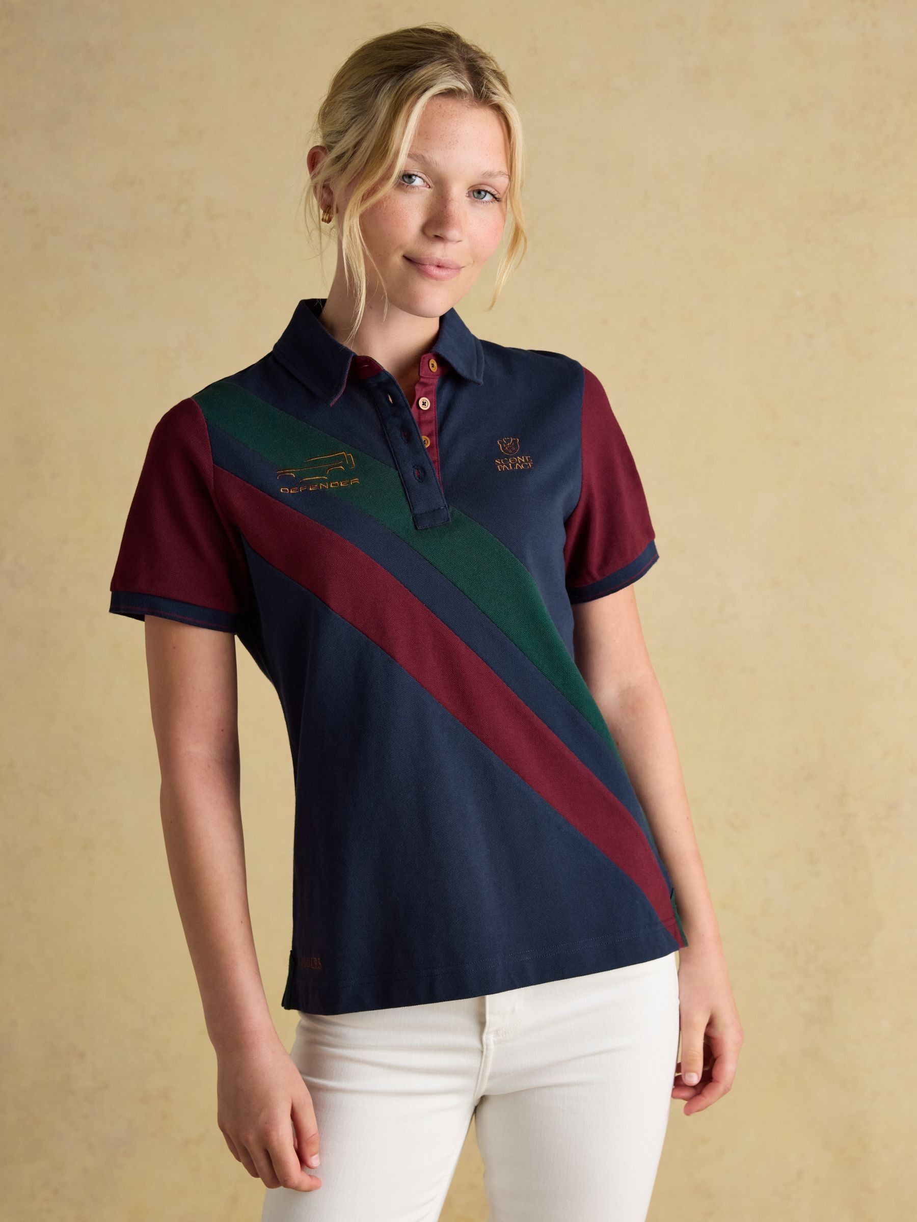 Official Scone Navy Pique Polo Shirt (AW8277) | £60