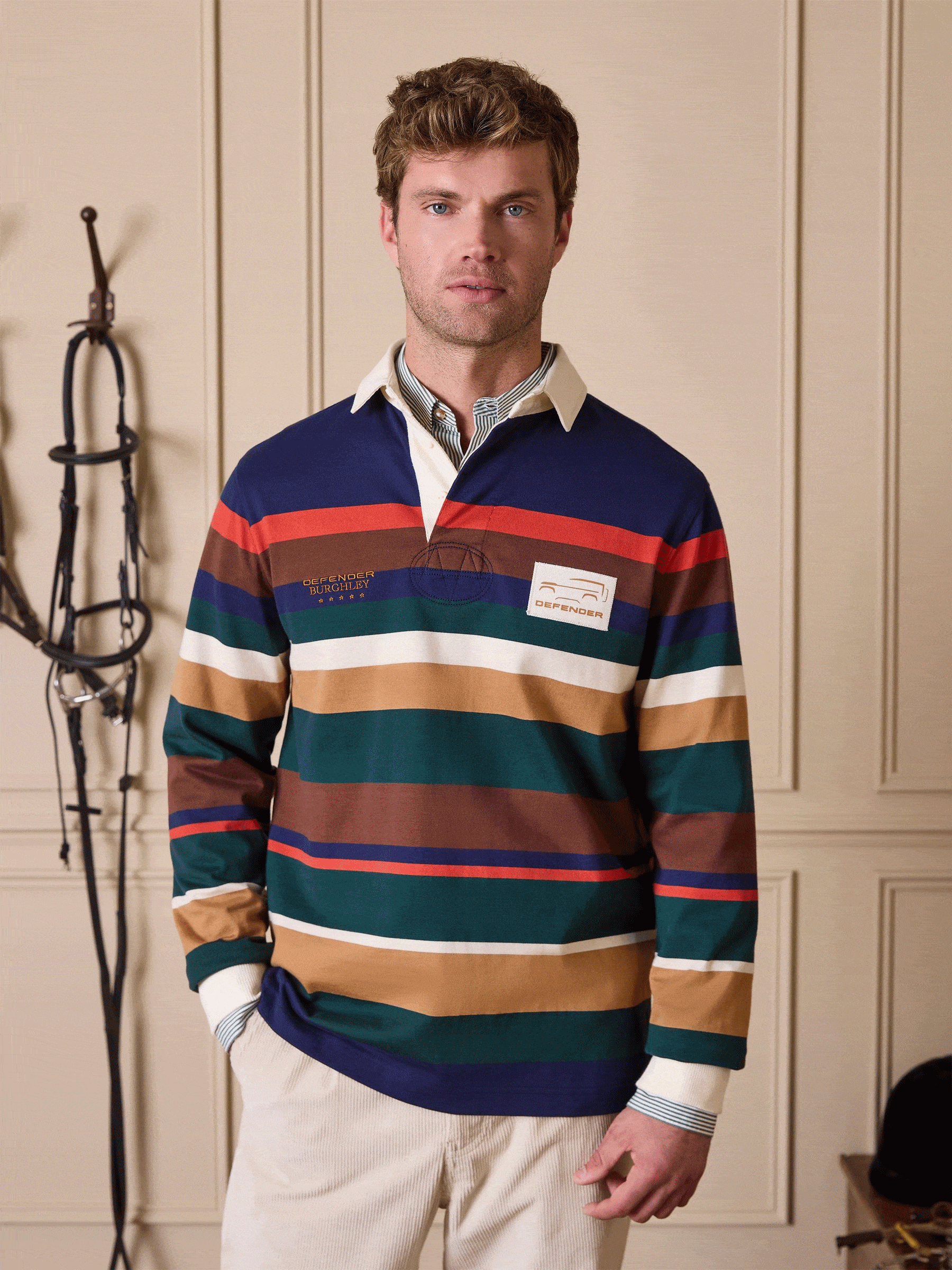 Official Burghley Multi Rugby Club Shirt (AW8525) | £70