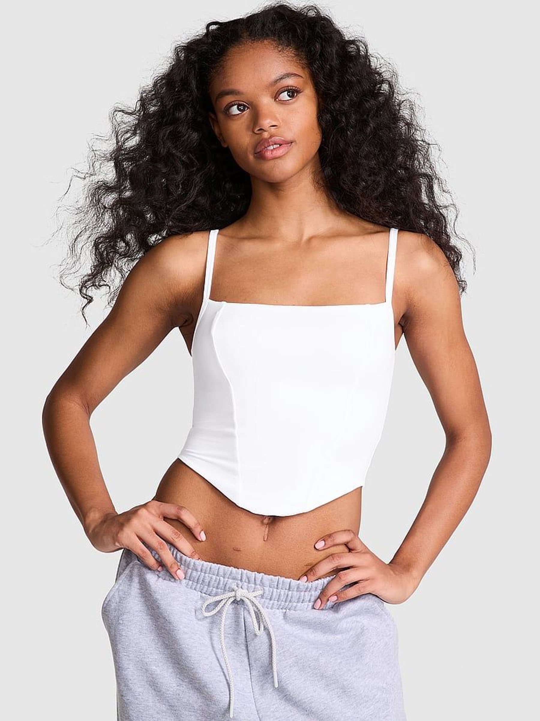 White Soft Stretch Bra Top (AY0147) | £25