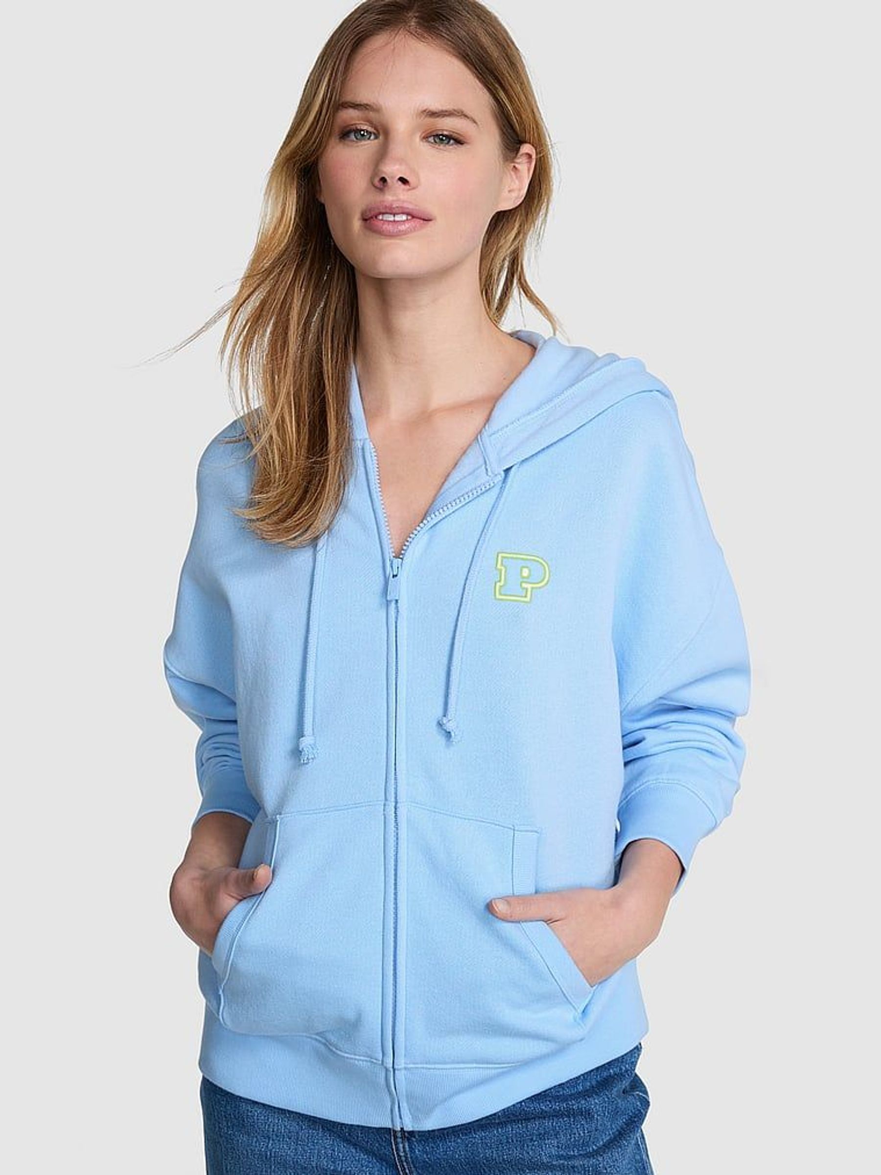 Blue Dancer Zip Up Hoodie (AY0415) | £45