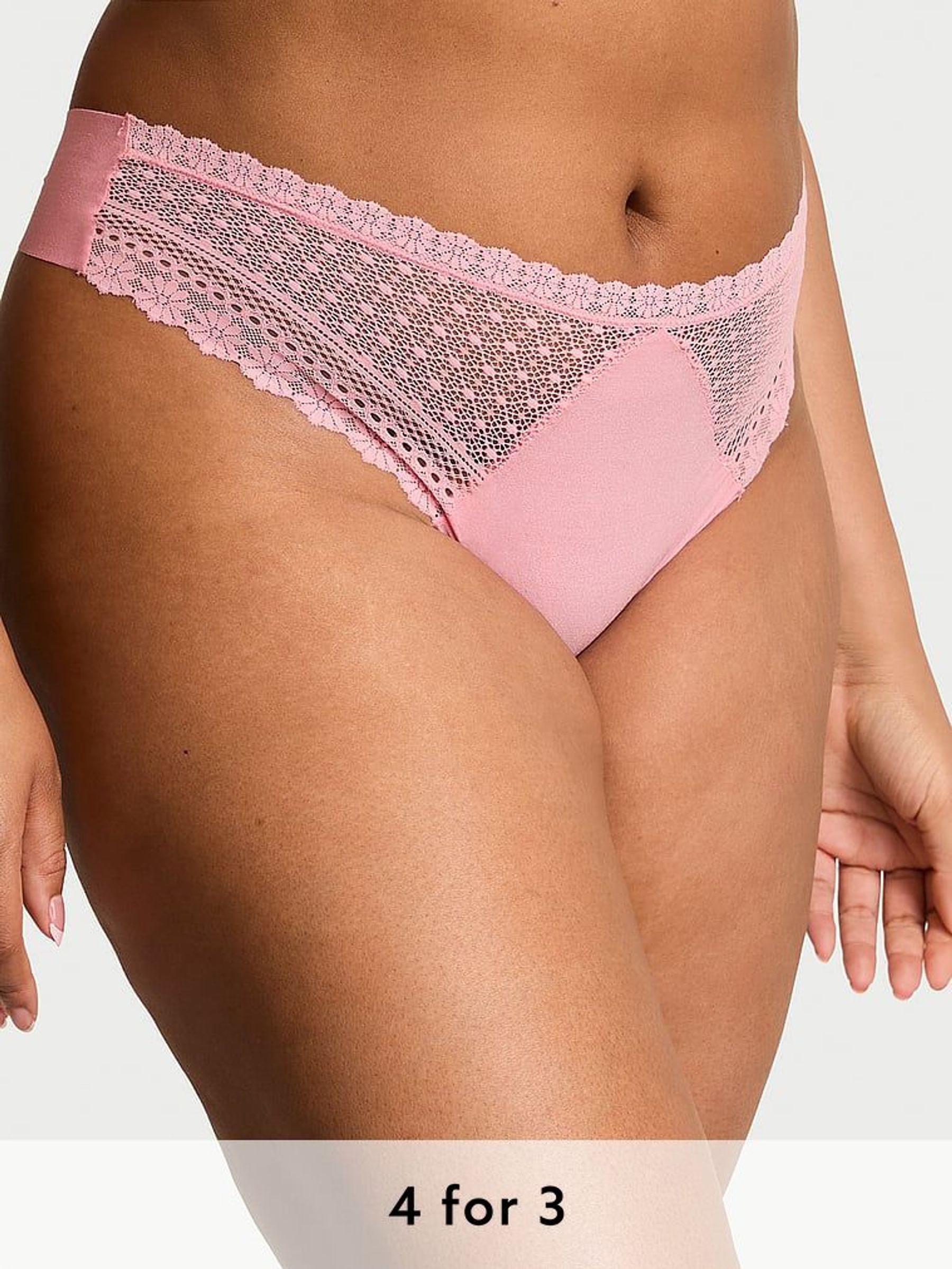 Pink Hope Thong Knickers (AY0426) | £9
