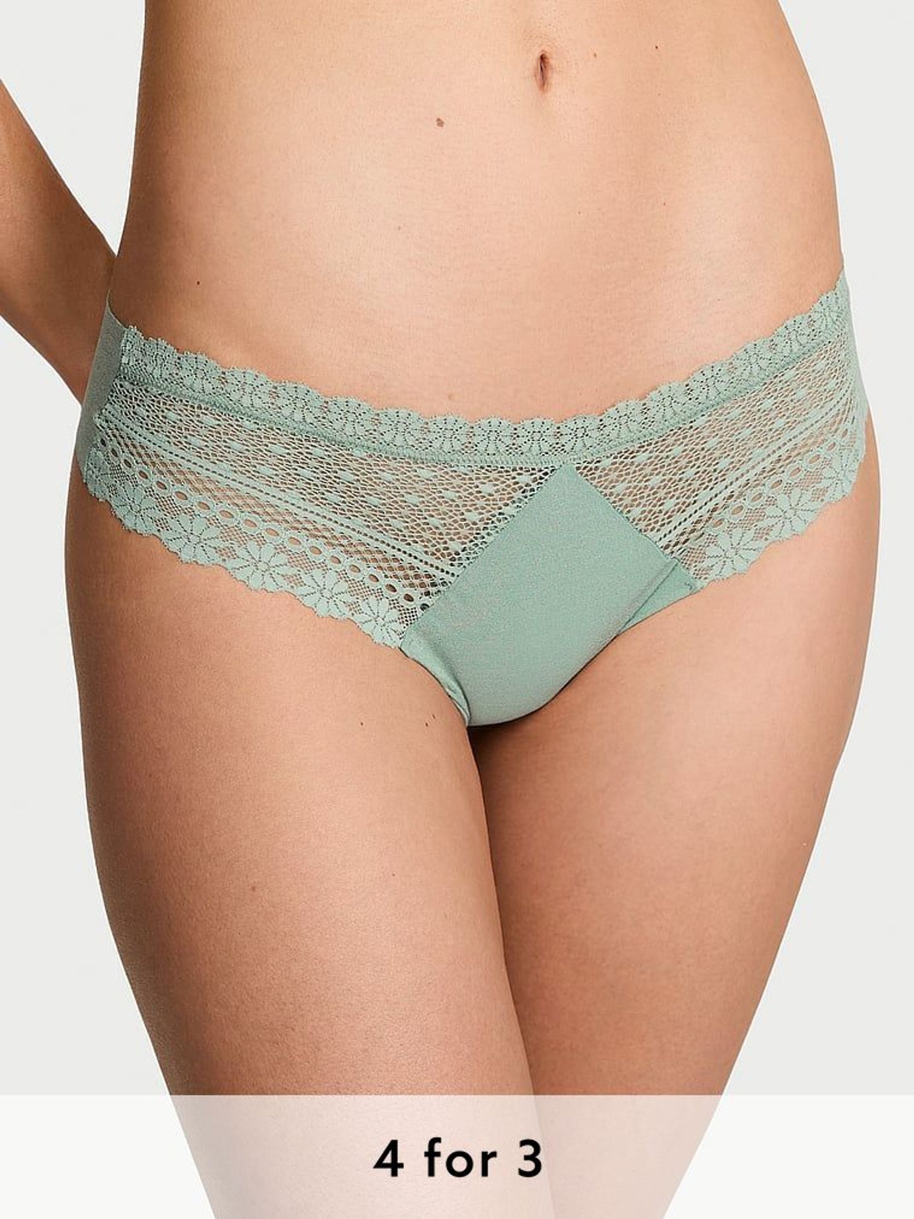 Seasalt Green Thong Knickers (AY0437) | £9
