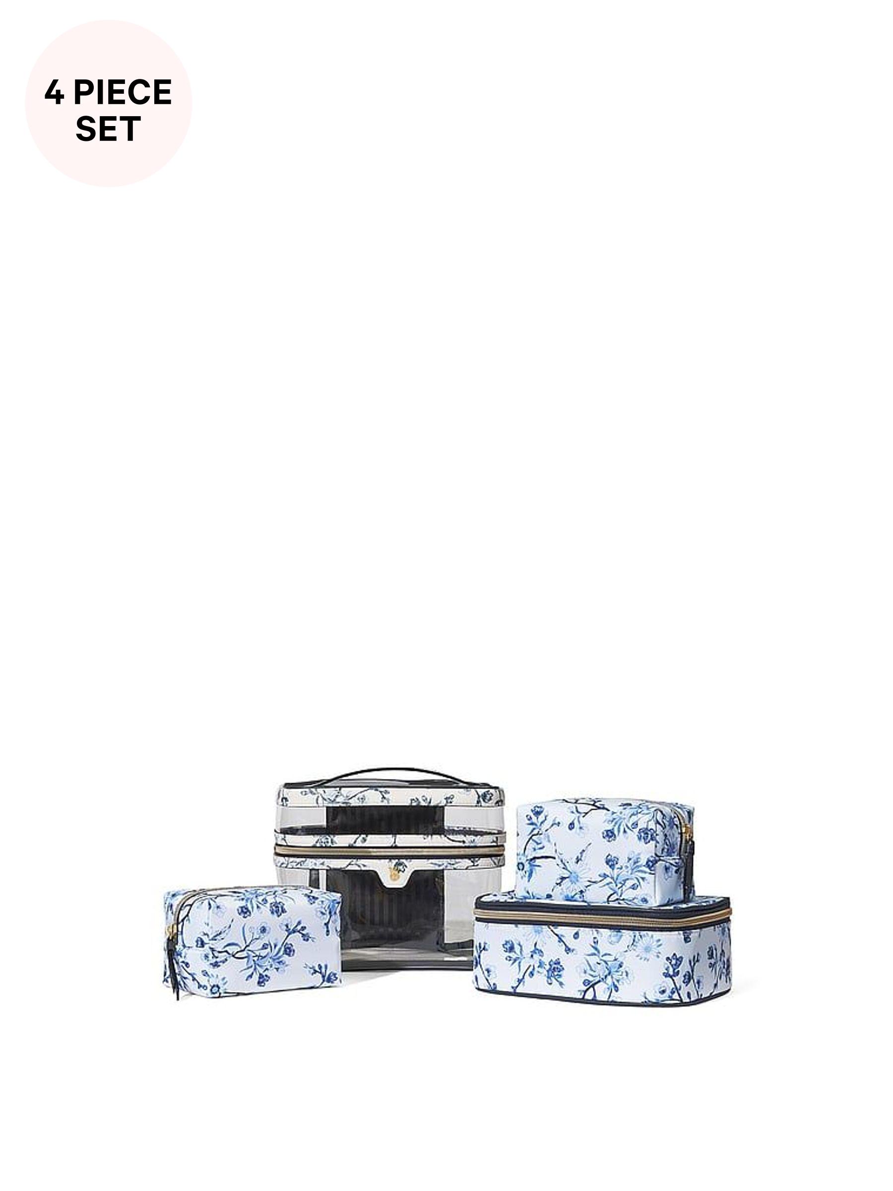White Floral 4 in 1 Makeup Bag (AY0492) | £45