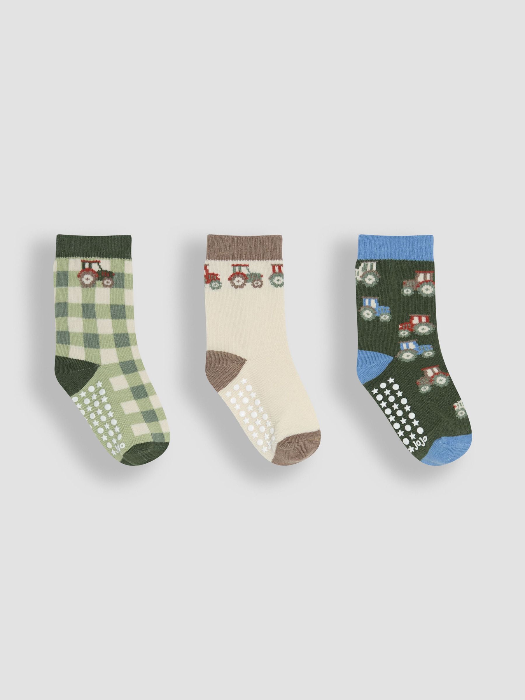 Neutral Printed Socks 3 Pack (AY1360) | £9.50