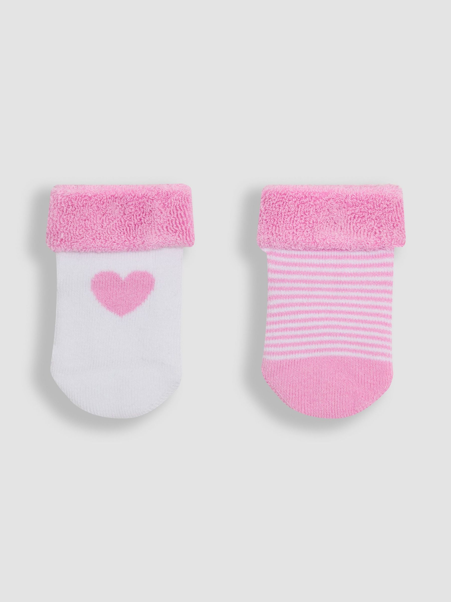 Pink Baby Socks 2 Pack (AY1373) | £7.50