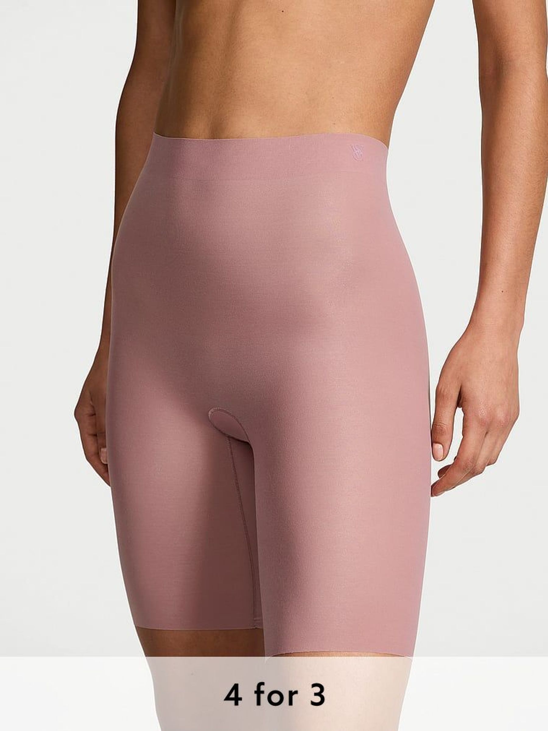 Nostalgia Rose Pink Mid Thigh Shaping SheerSmoothing™ Knickers (AY1521) | £29