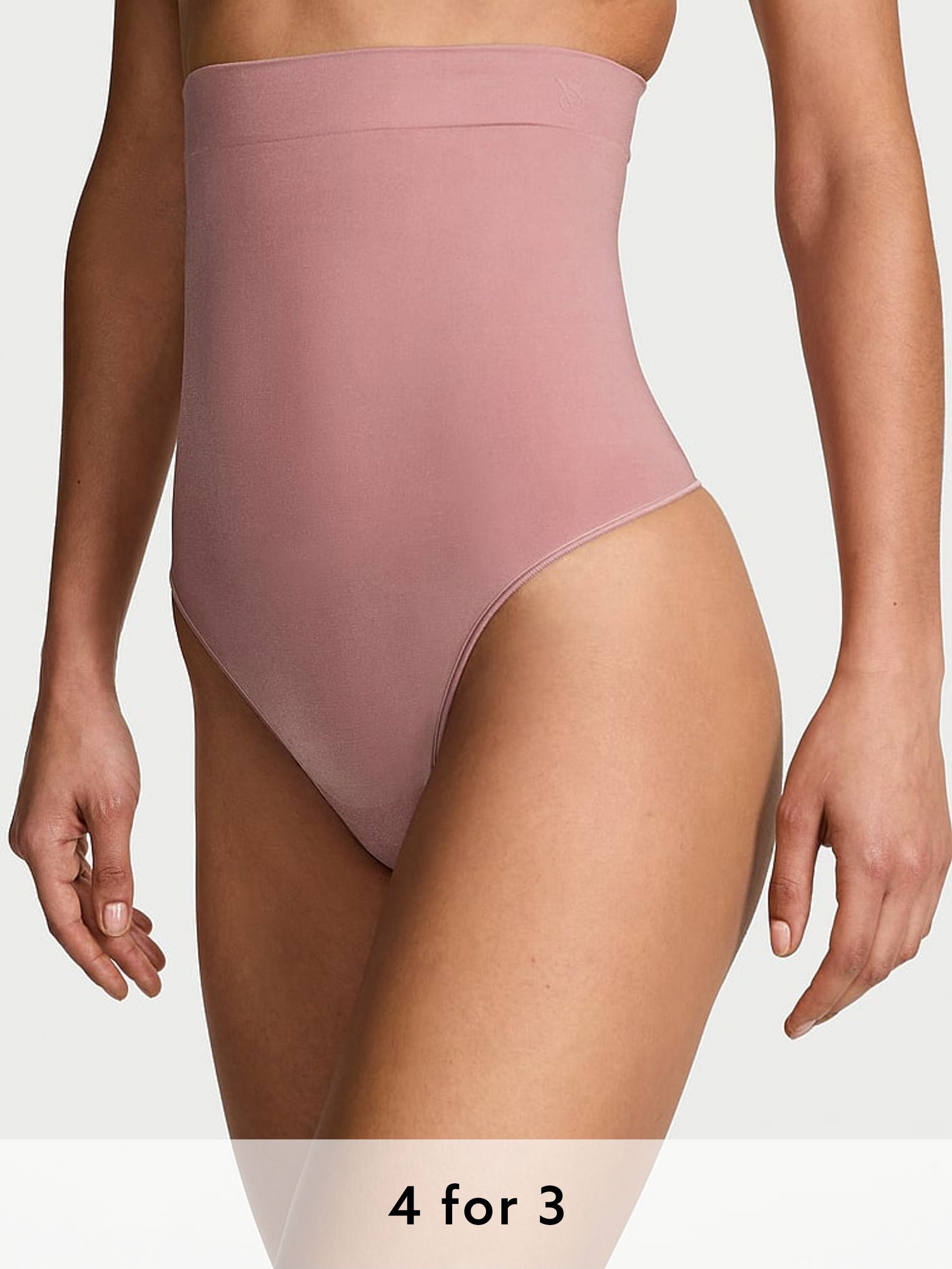Nostalgia Rose Pink Thong Seamless Shaping™ Knickers (AY1527) | £29