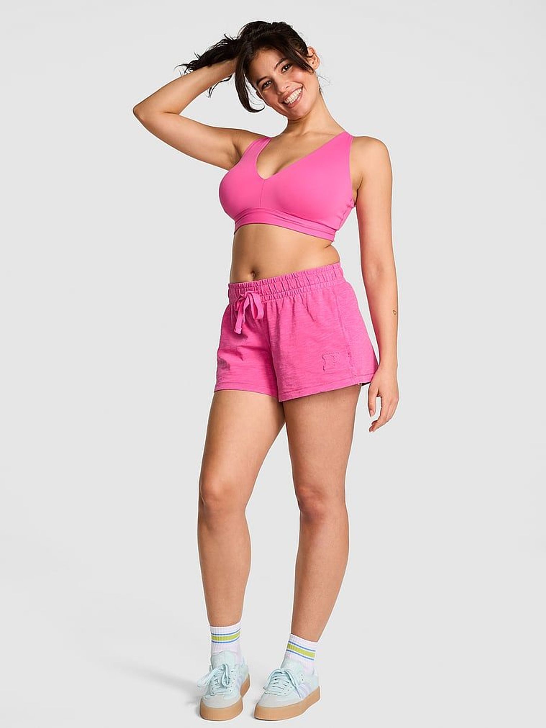 Pink Gossip Jersey Shorts (AY1528) | £29
