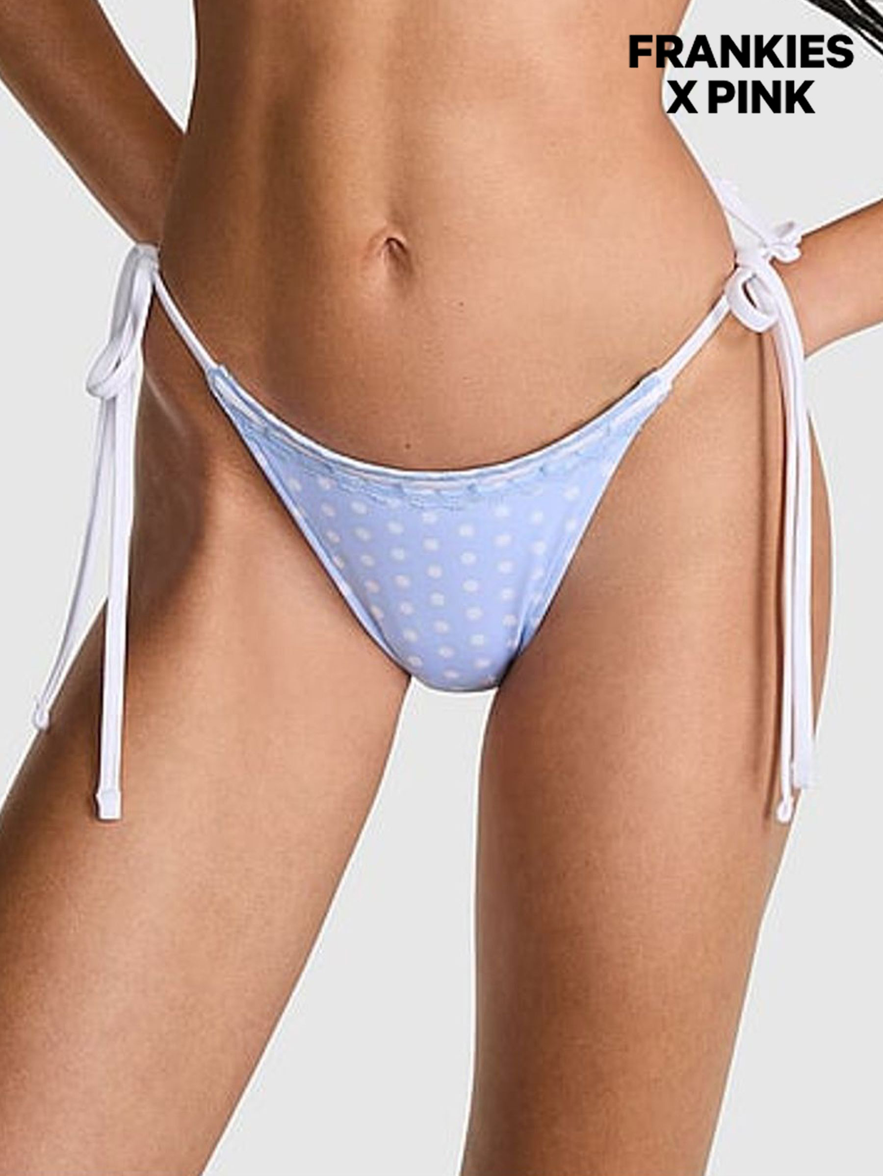 Dottie Blue Tie Side Rosemary Itsy Bikini Bottoms (AY1536) | £34