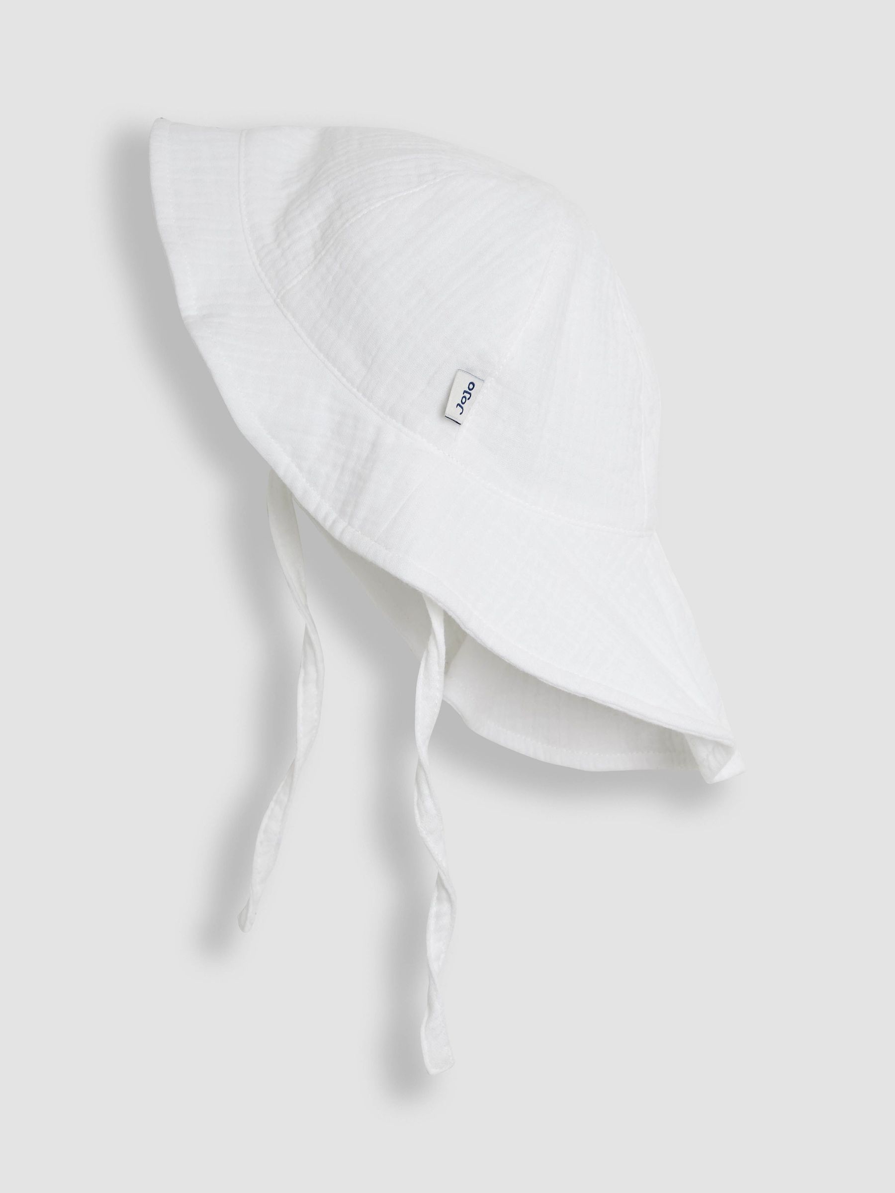 White Floppy High Low Sun Hat (AY2658) | £14