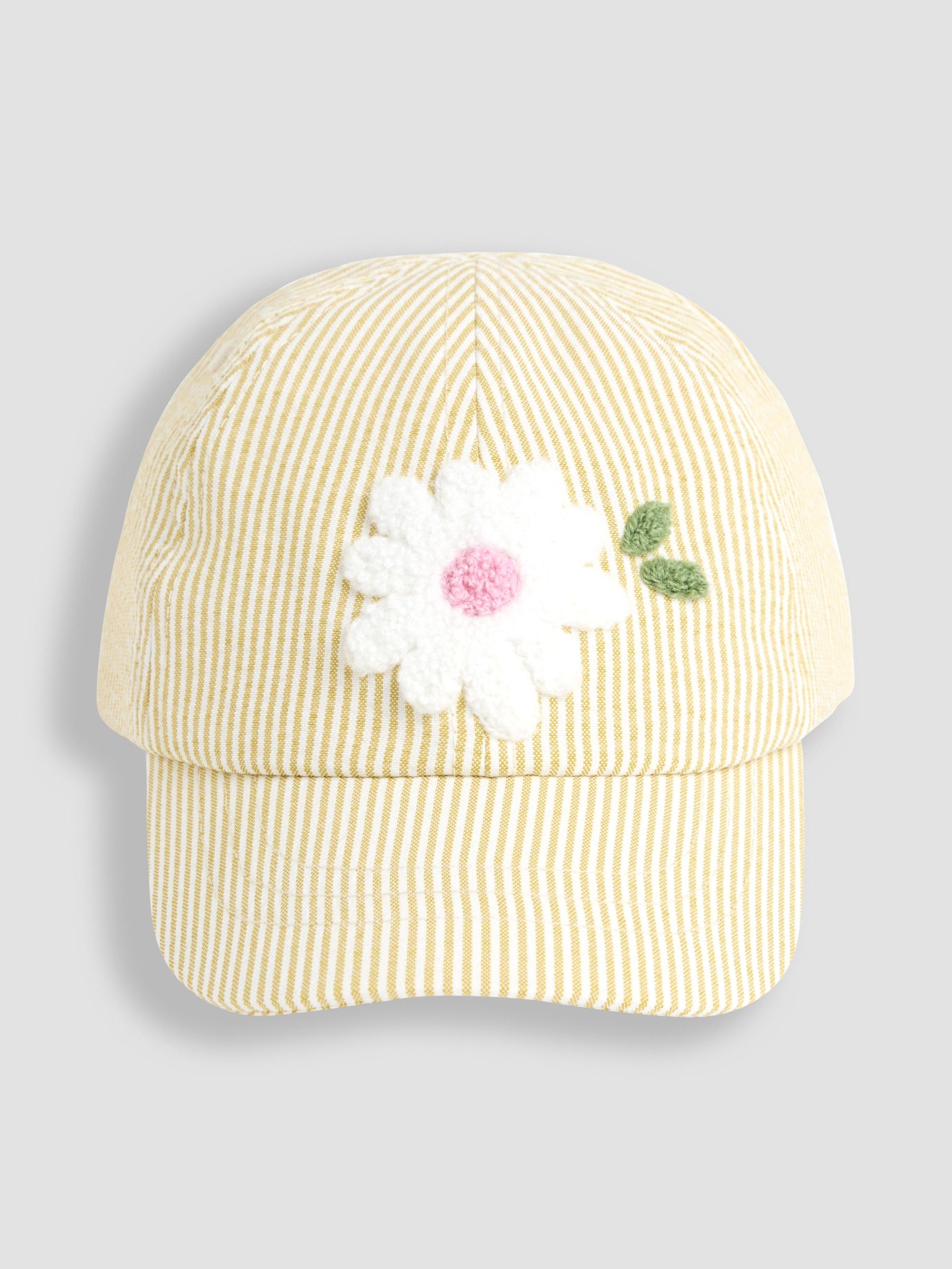 Yellow Appliqué Cap (AY2660) | £15