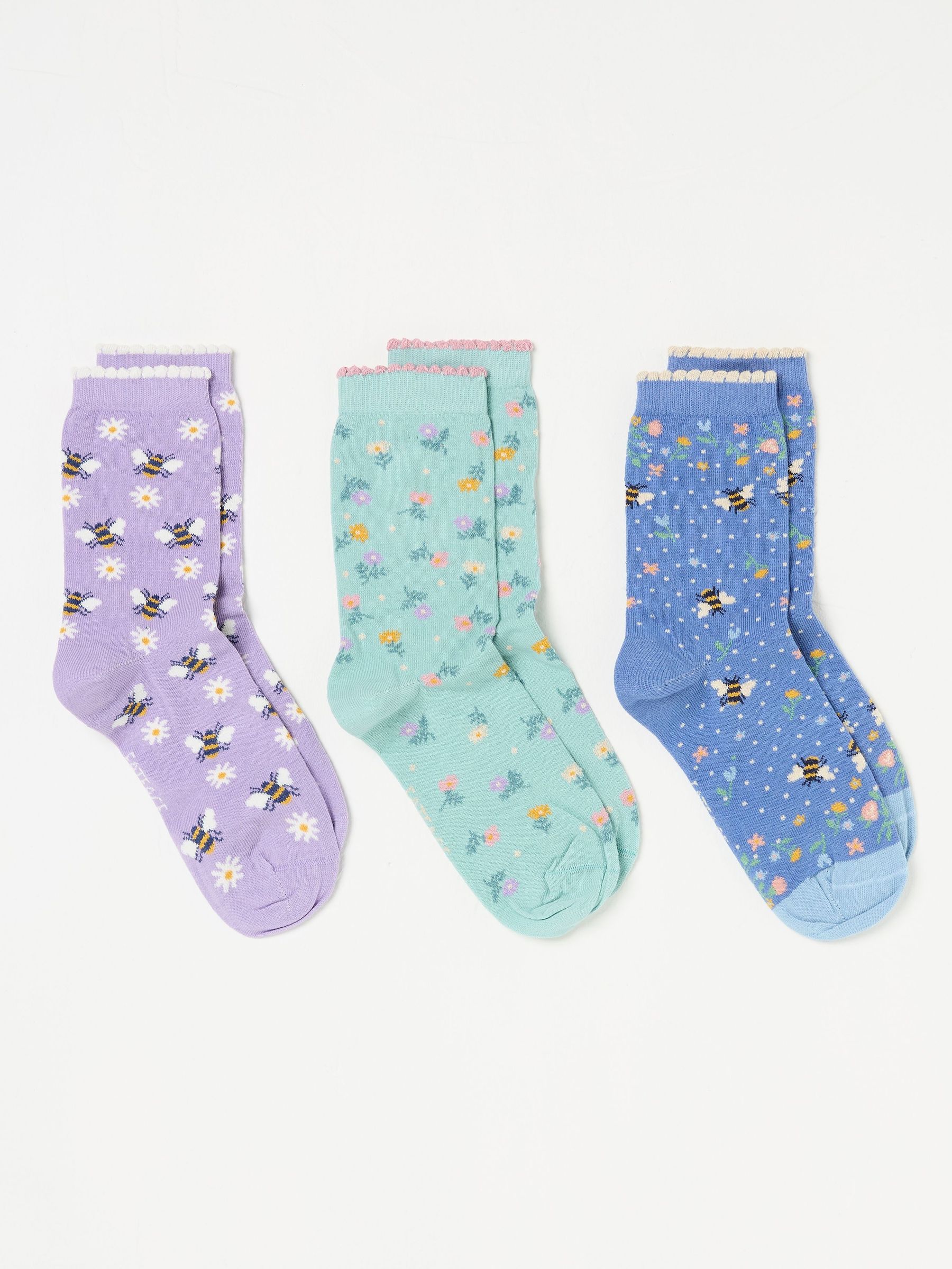Blue Bee 3 Packs Women's Socks (AY3634) | £15