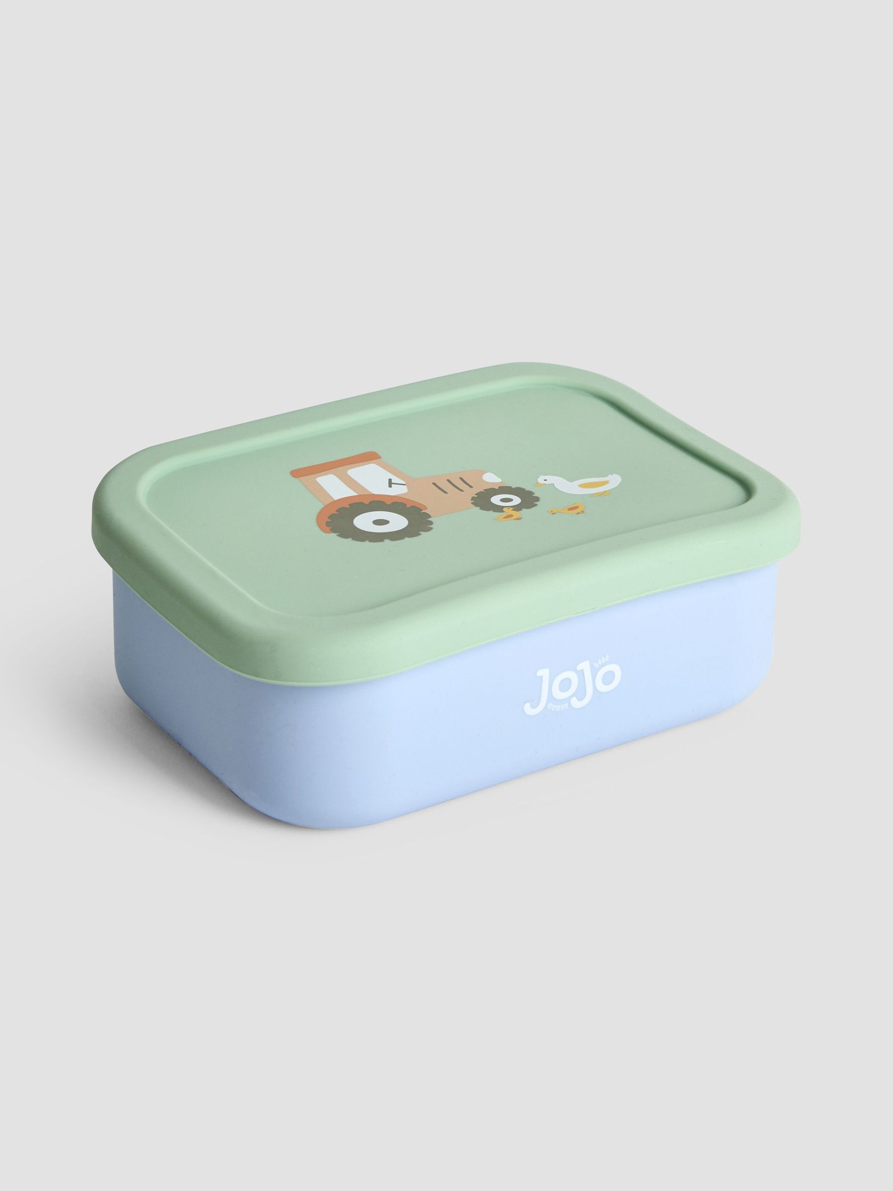 Printed Square Silicone Lunch Box (AY3977) | £7