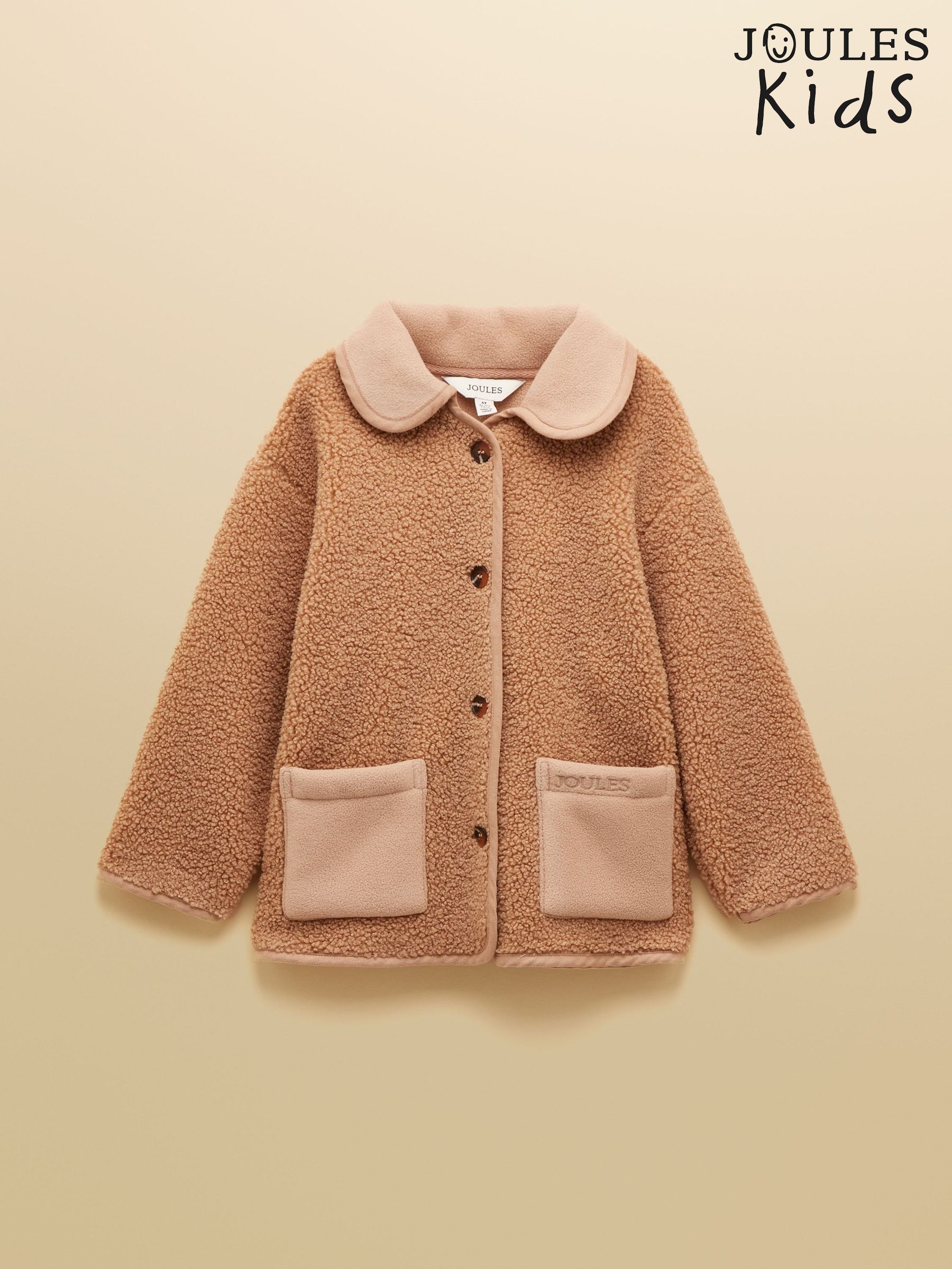 Girls' Sadie Natural Borg Fleece Jacket (AY5492) | £20 - £24