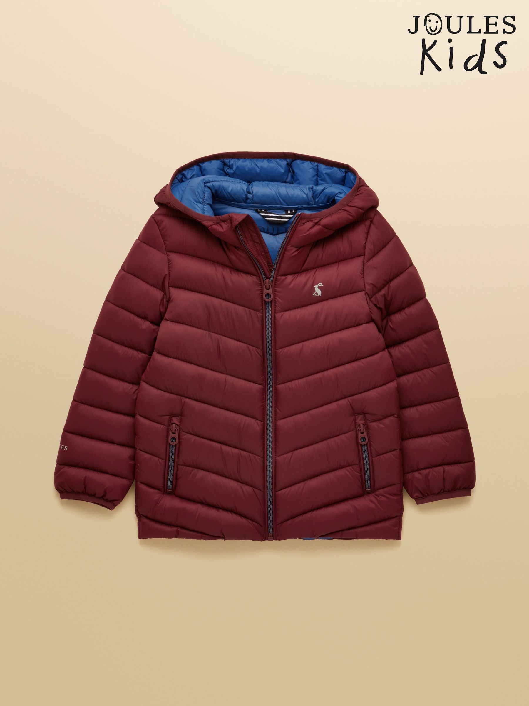 Kids' Cairn Burgundy Showerproof Padded Coat (AY5506) | £29 - £35