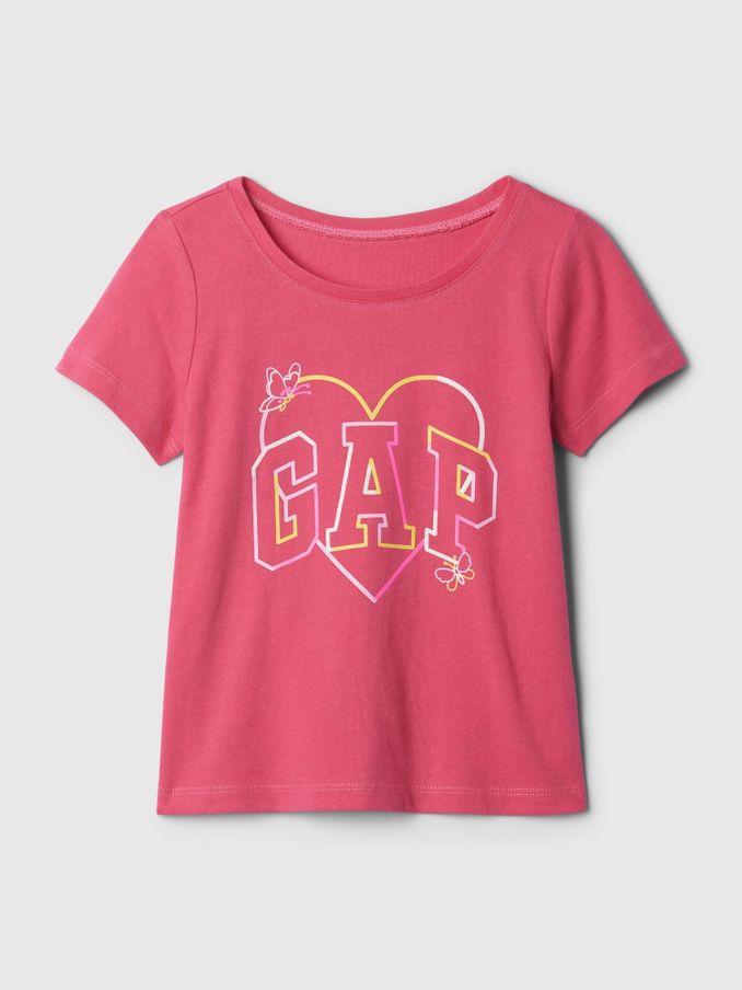 Pink Cotton Logo Graphic Short Sleeve Baby T-Shirt (Newborn-5yrs) (B04576) | £4