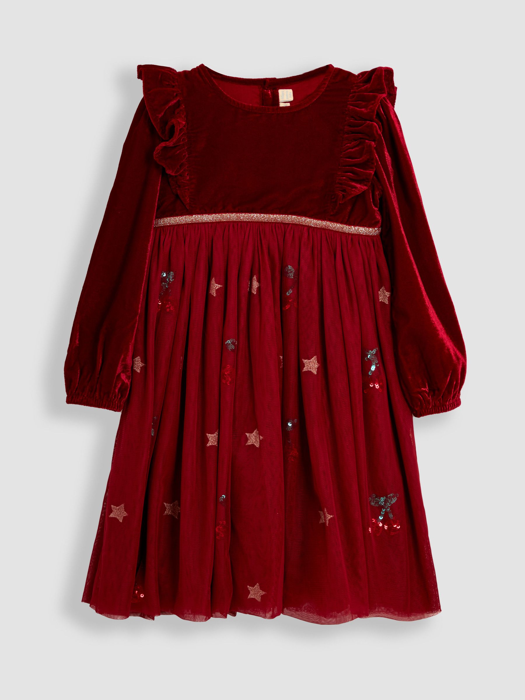 Red Cherry Sequin Party Dress (B04886) | £22