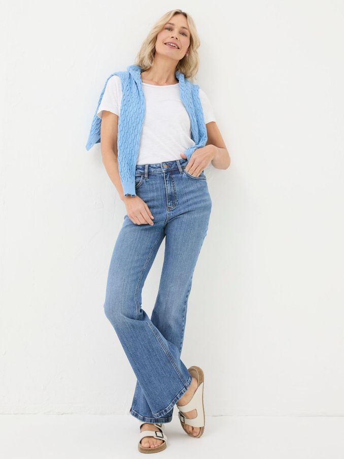 Farah Blue Flare Jeans (B05207) | £35