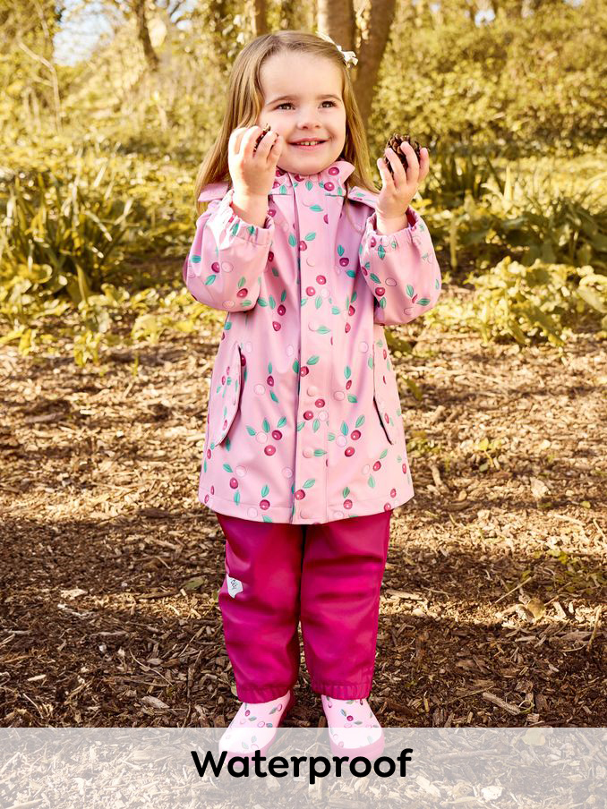 Pink Berry 2 Piece Waterproof Trouser And Jacket Set (B05324) | £30 - £32