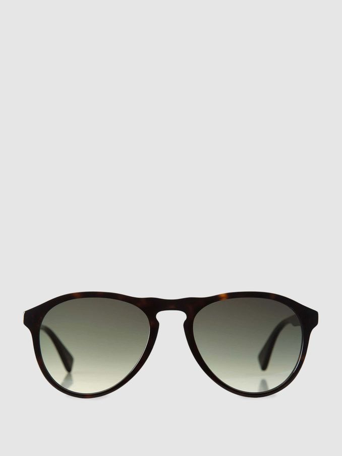 Curry and Paxton D-Shape Sunglasses in Tortoise (B05864) | £105