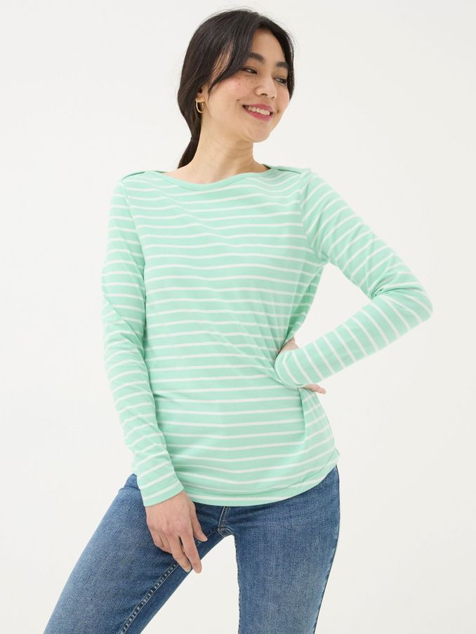 Breton Green T-Shirt (B06098) | £14
