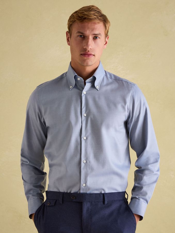 Blue Regular Fit Single Cuff (B07653) | £49
