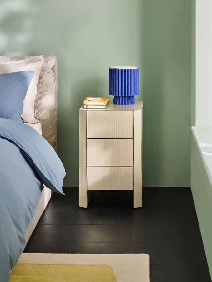 Eleni Bedside in Ecru White (B10763) | £299