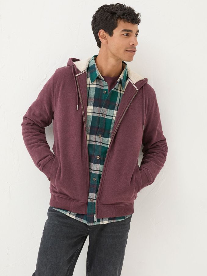 Brooke Purple Marl Hoodies (B11275) | £40