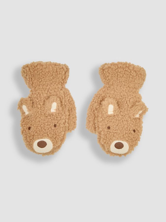 Natural Bear Borg Mittens (B11404) | £15.50