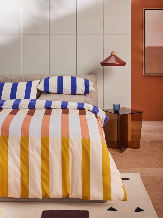 Terri 180 Thread Count Duvet Cover and Pillowcase Set in Multi (B11626) | £35 - £65