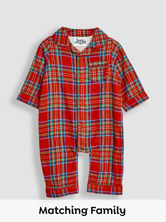 Red 100% Cotton All-In-One Pyjamas (B14760) | £11