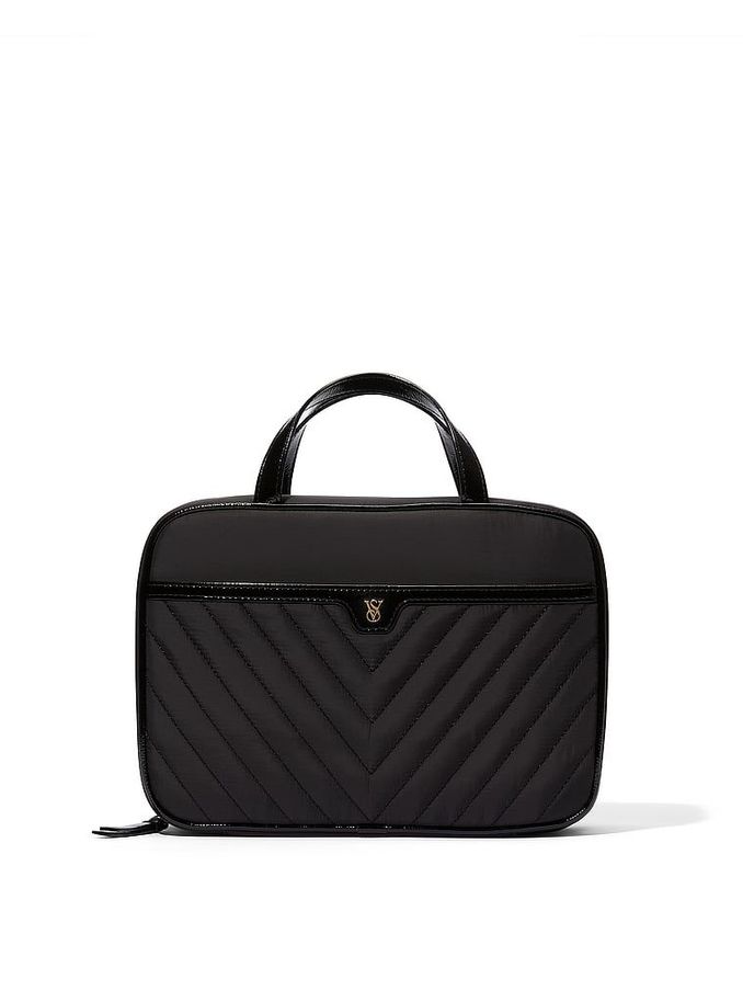 Black Jetsetter Hanging Makeup Bag (B15718) | £35